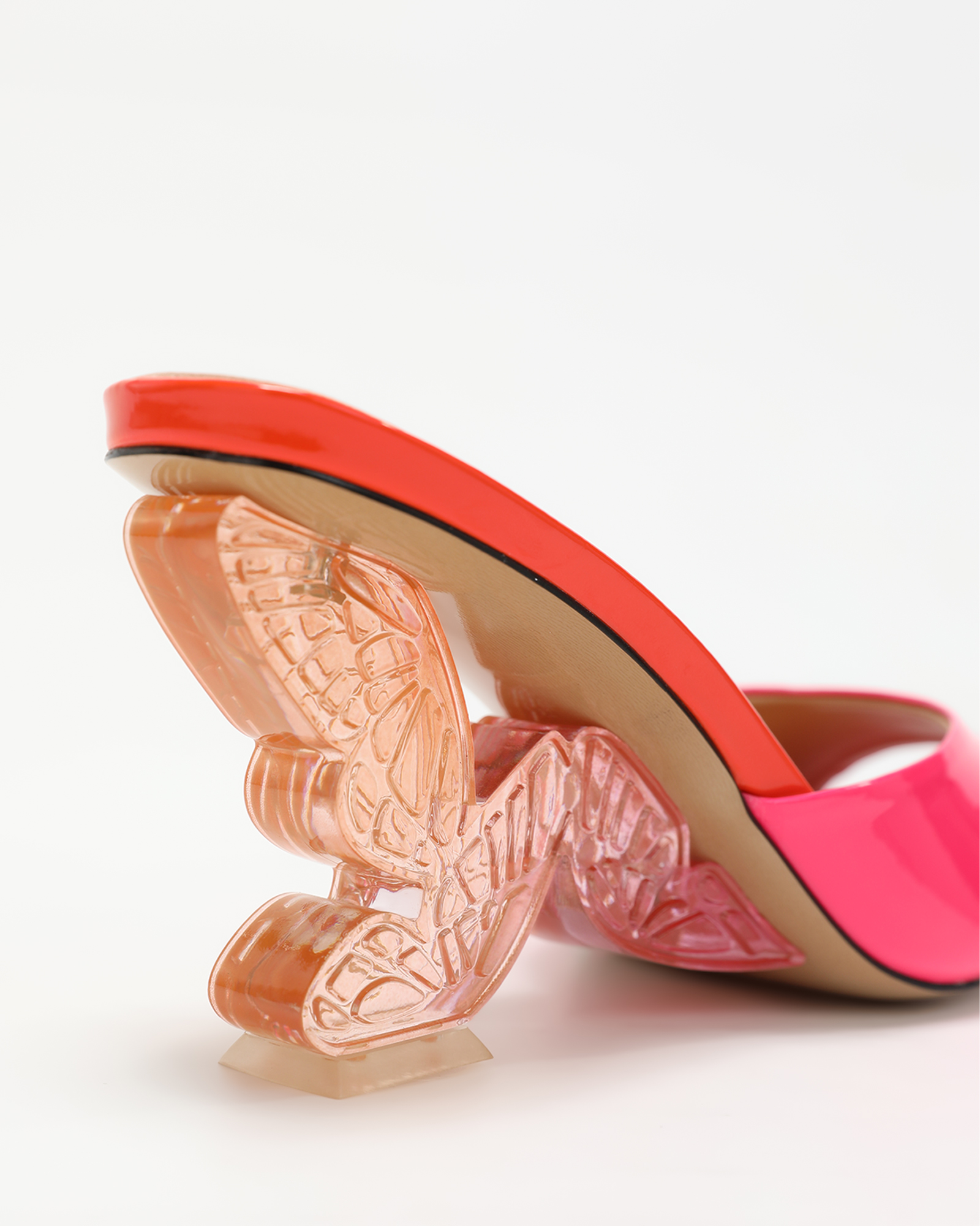 Kveta Sculptural Heels In Barbie Pink