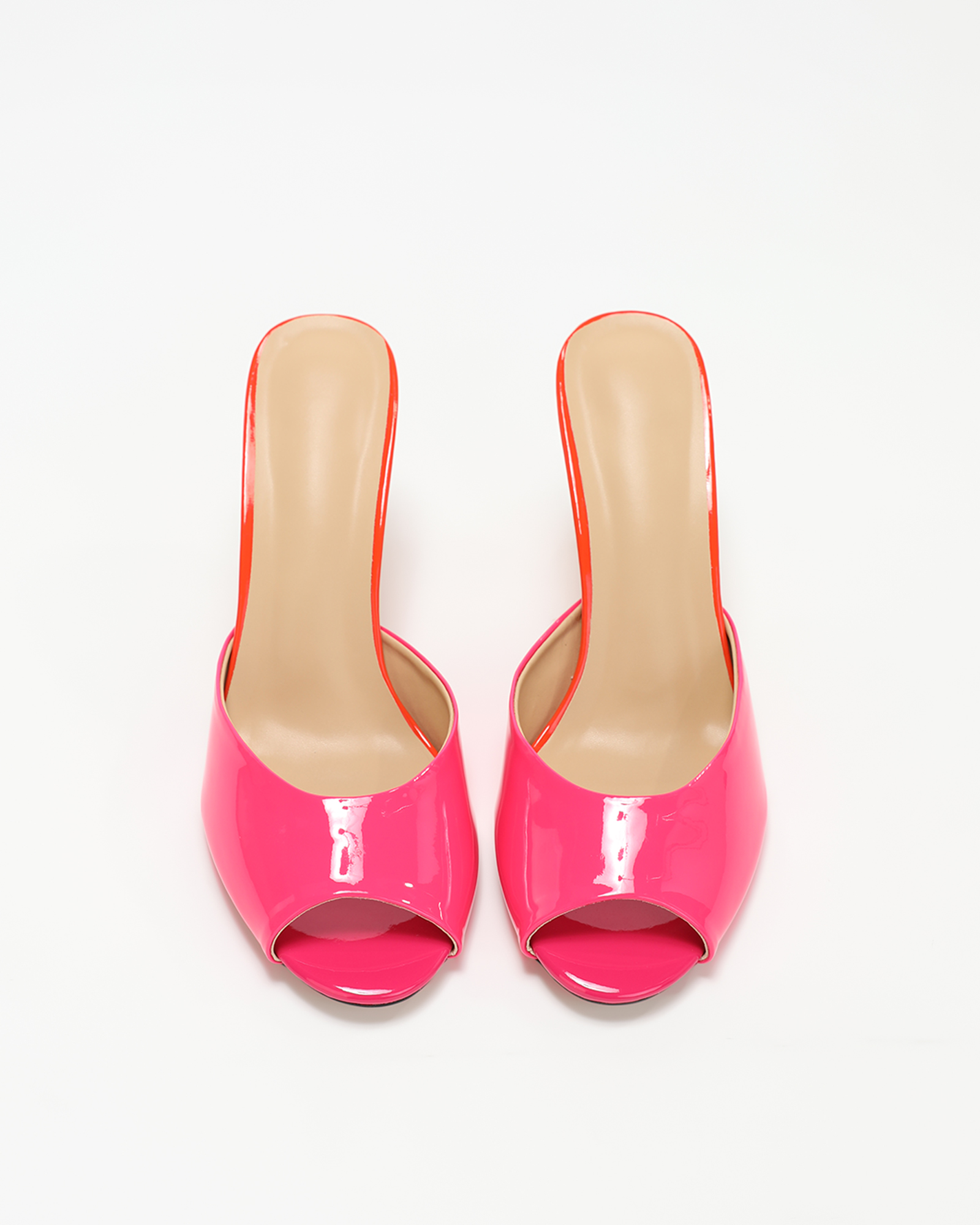 Kveta Sculptural Heels In Barbie Pink