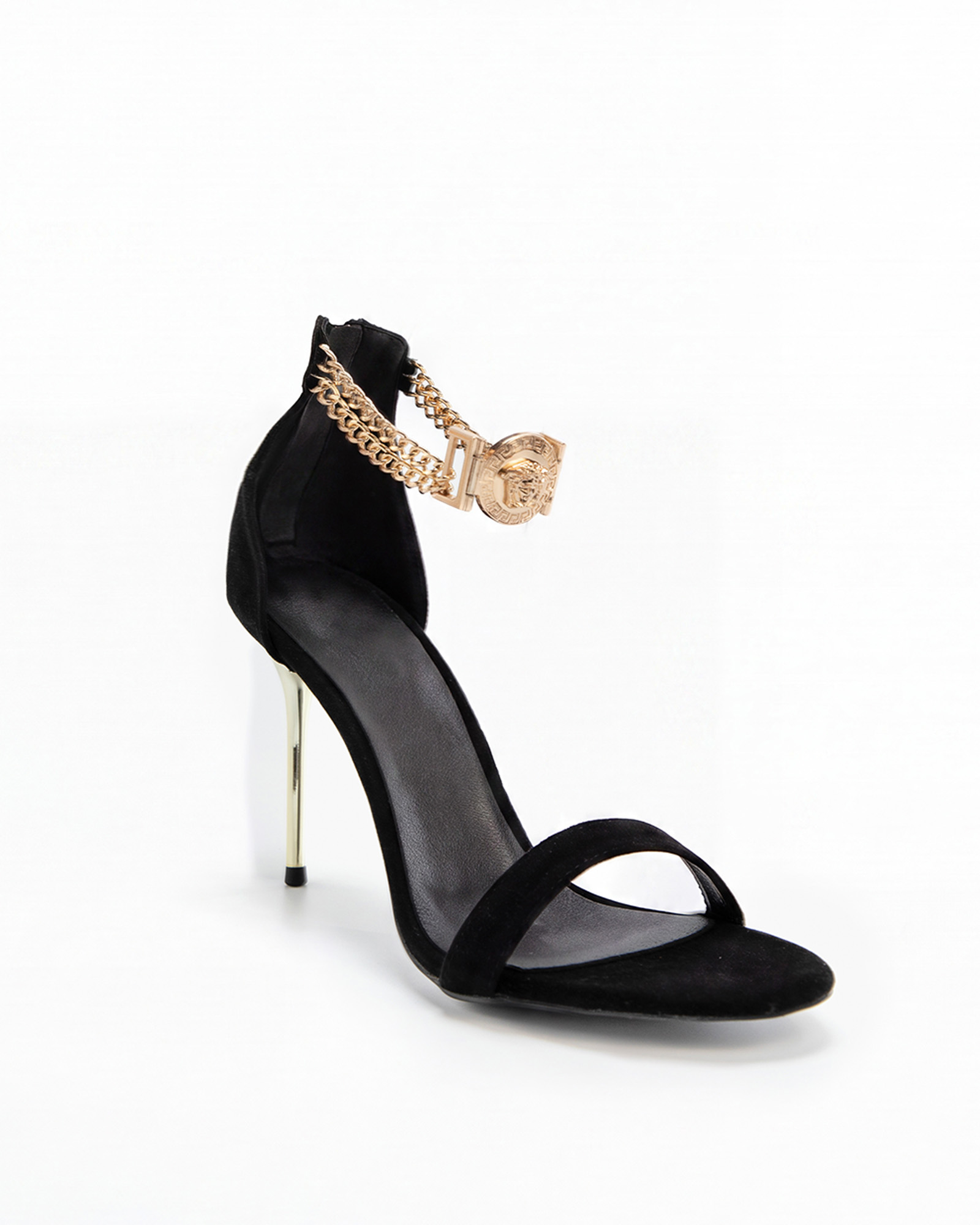 Leonora Gold Chain Strap Sandals
