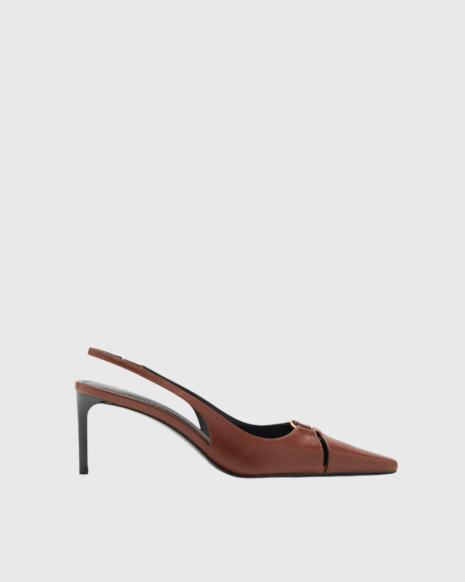 Yaxha Ring Slingback Pumps In Brown