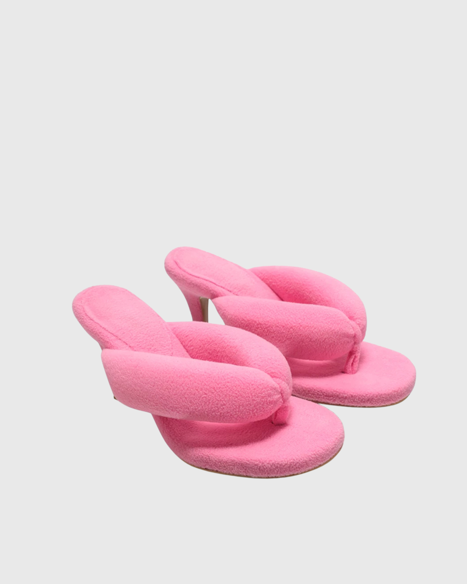 Alessia Thong Mules In Barbie Pink