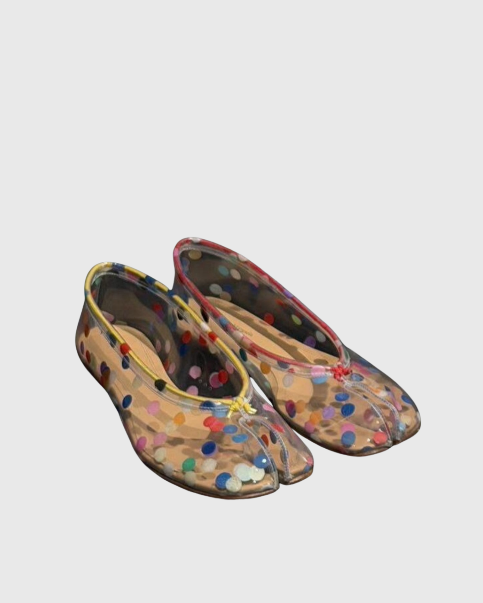 Clara PVC Dot Ballet Flats 
