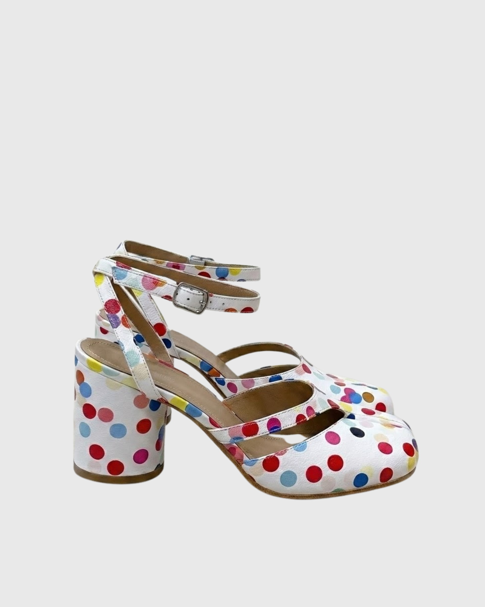 Fiore Tabi Multicolor Dot Sandals 