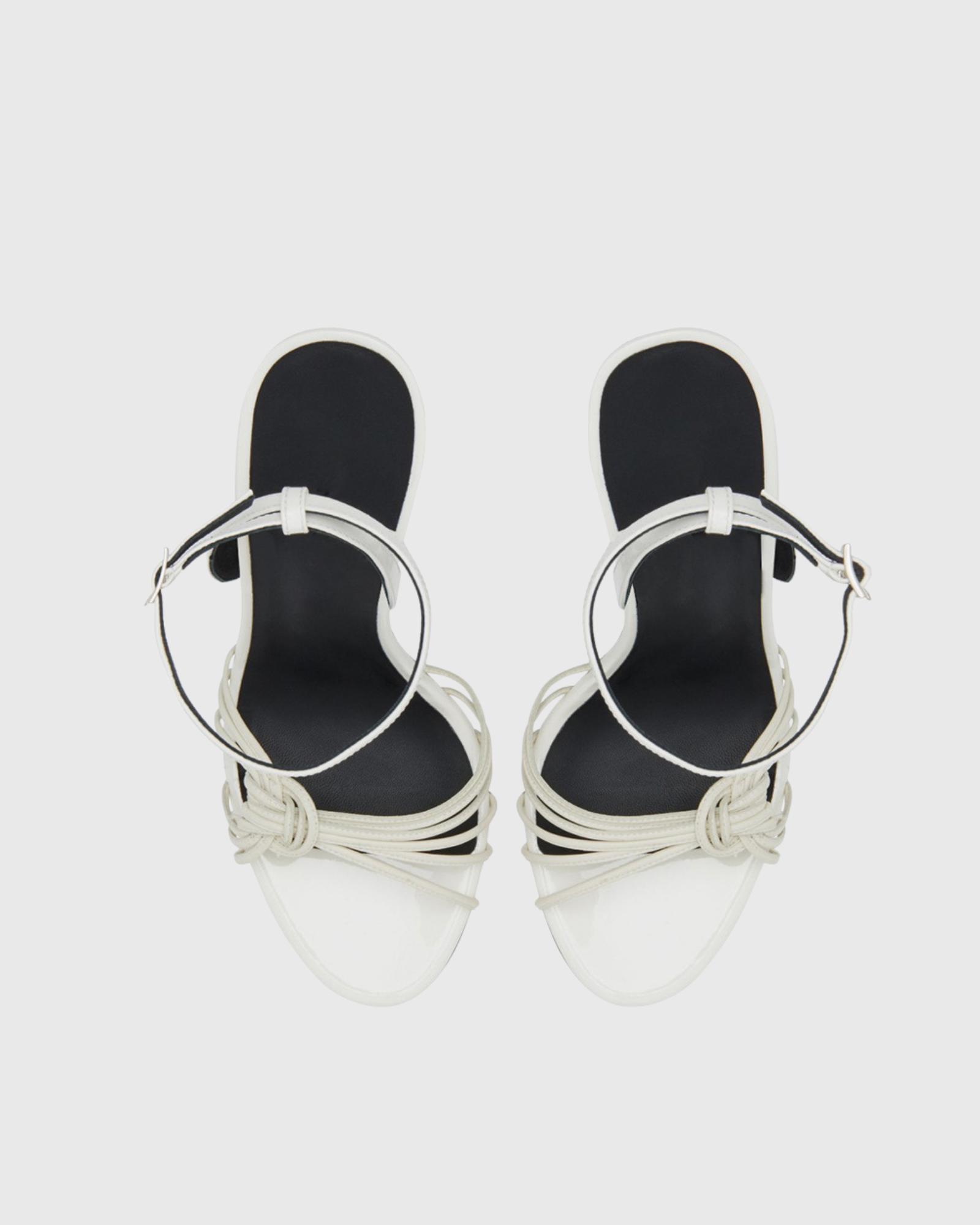 Mirevia Strappy Wedge Snake Sandals 