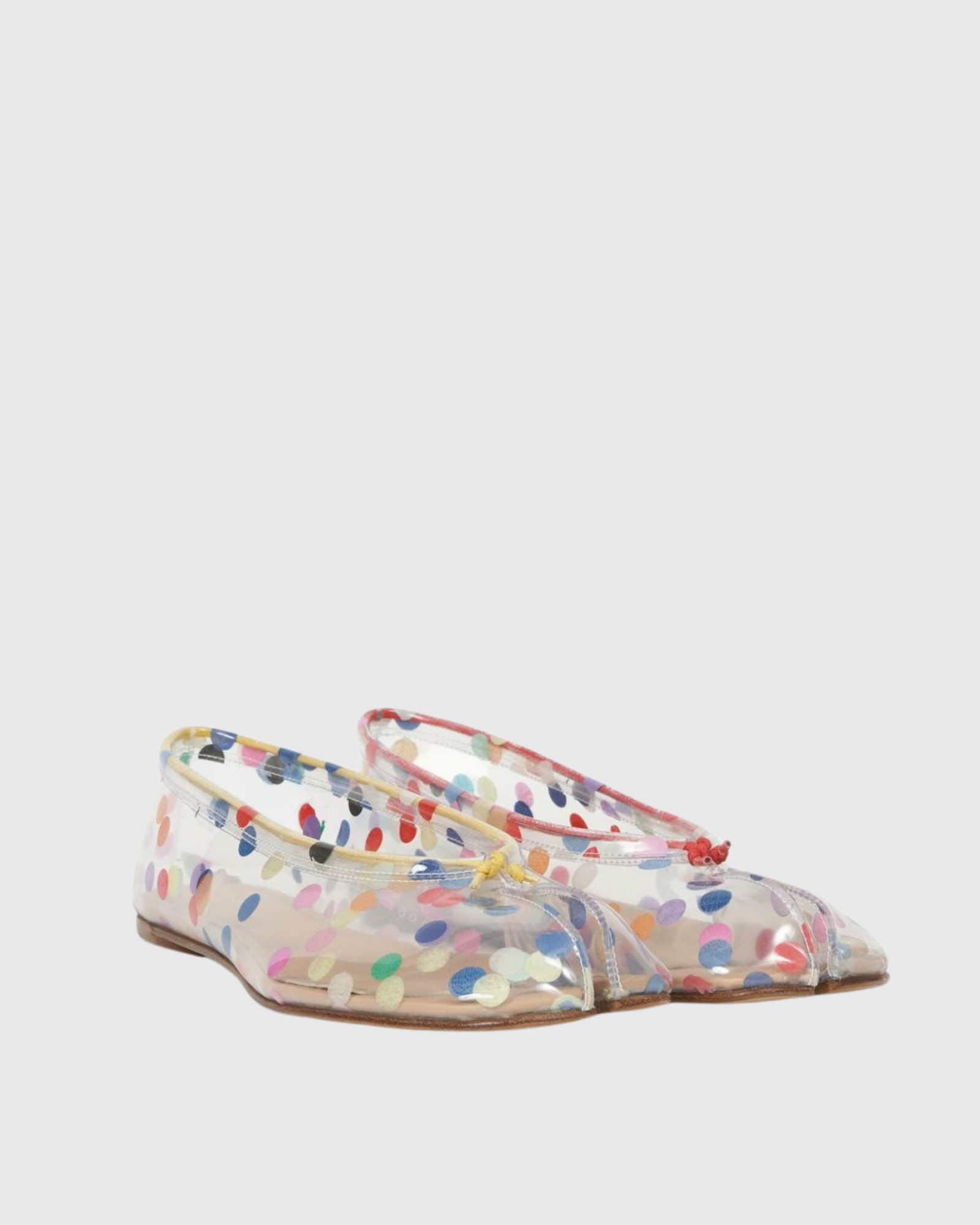 Clara PVC Dot Ballet Flats 