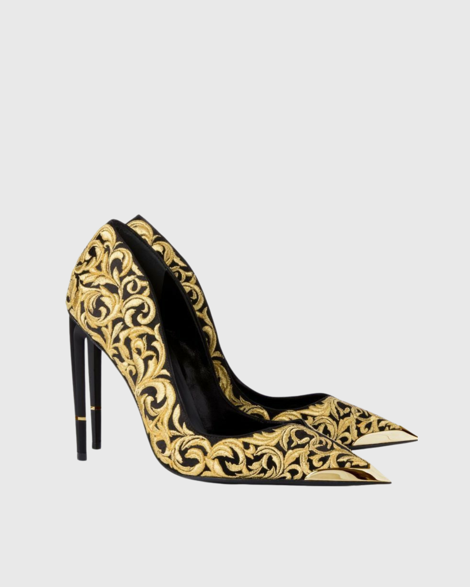 Fairchild Embroidered Pumps In Gold