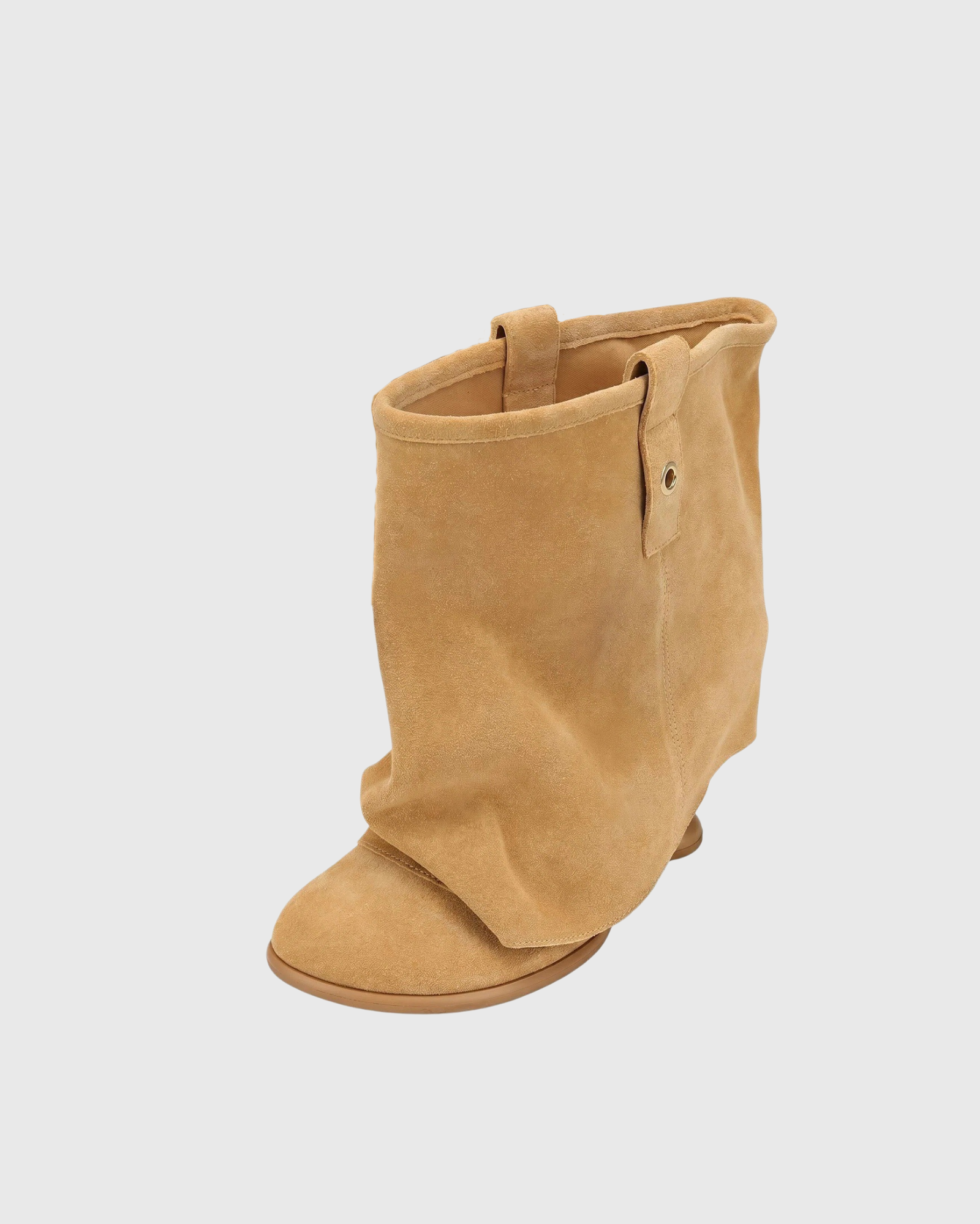 Orlina Suede Ankle Boots  In Camel