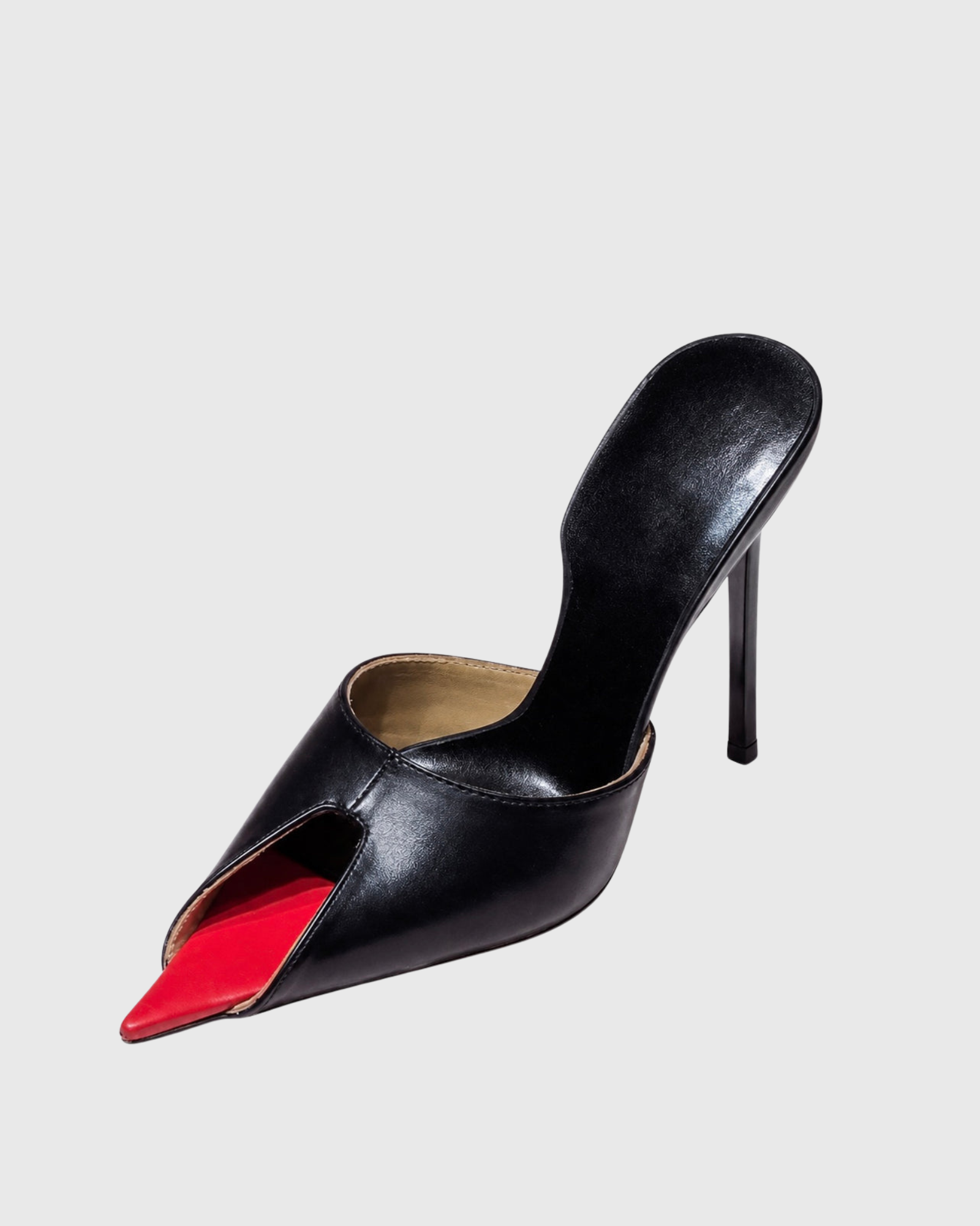 Laima Pointed Toe Mules In Black