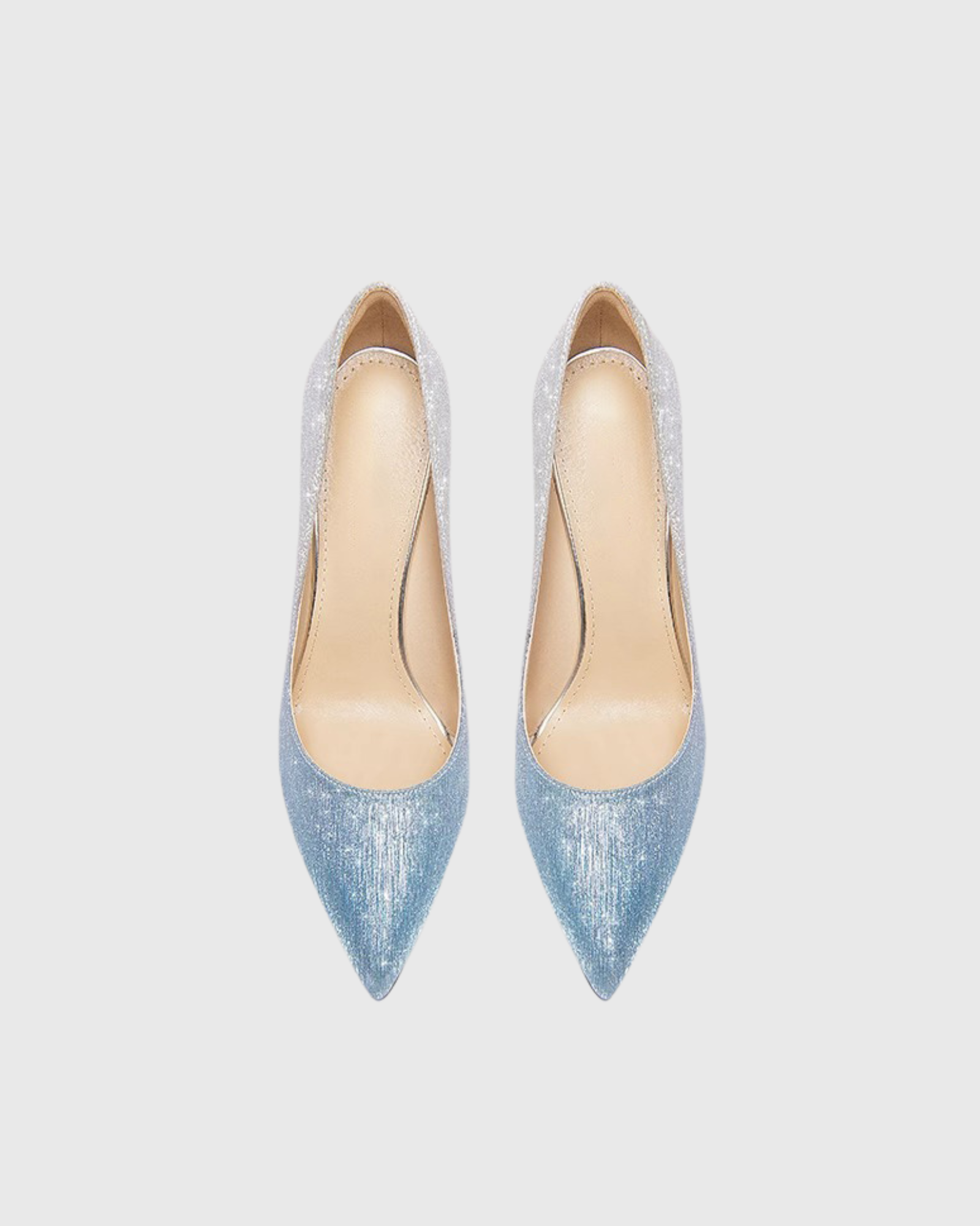Cinderella's Ombre Pumps In Blue