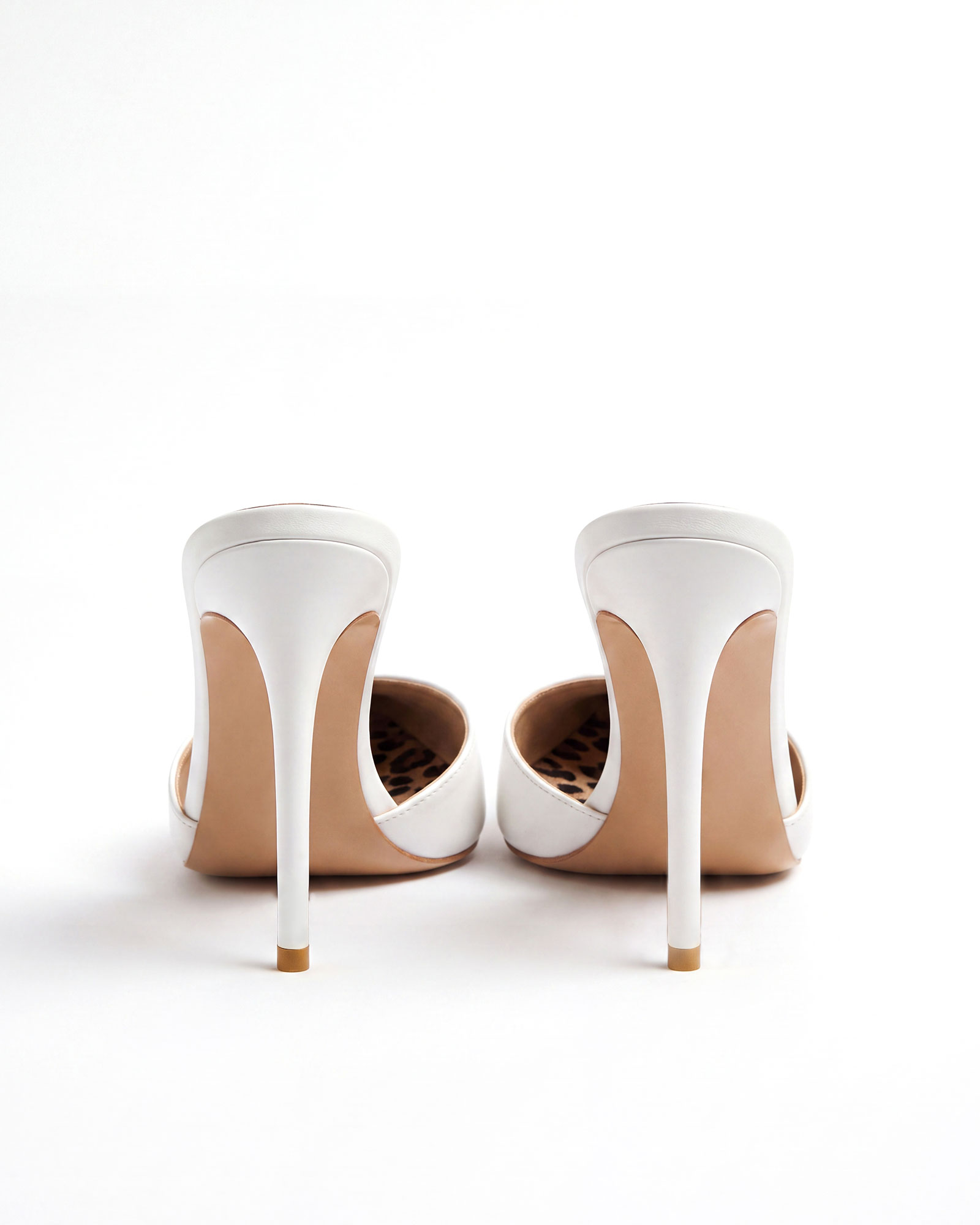 Adaltrud Leopard Print Pointed Toe Mules 