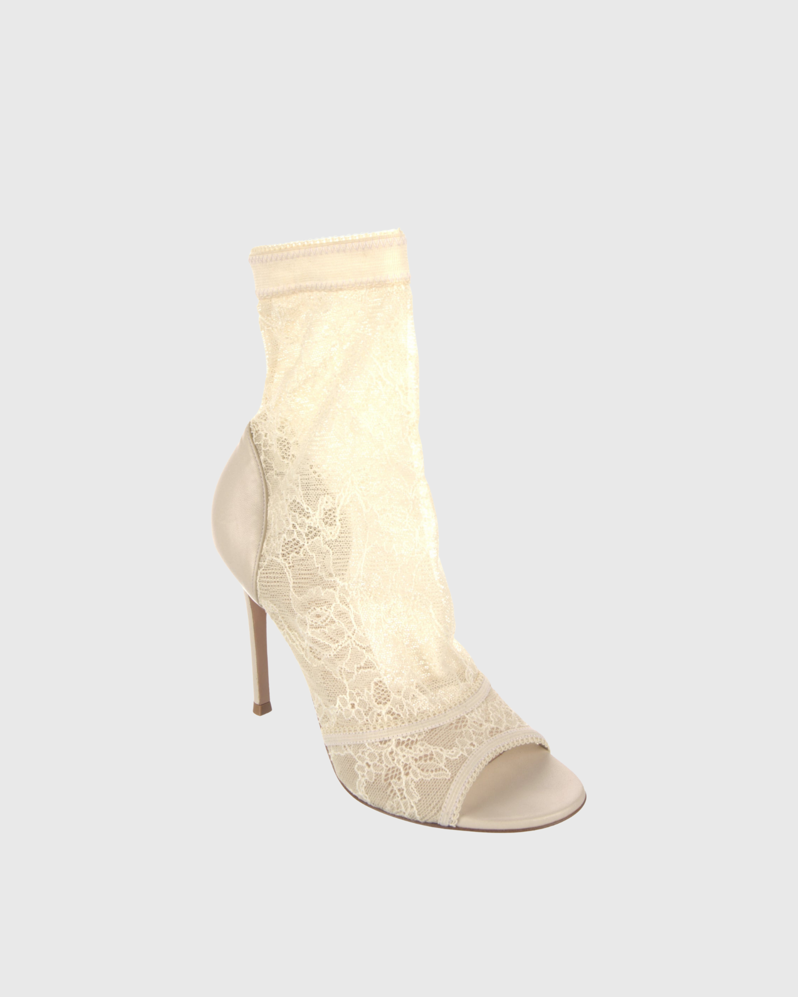 Alfreda Lace Open Toe Boots
