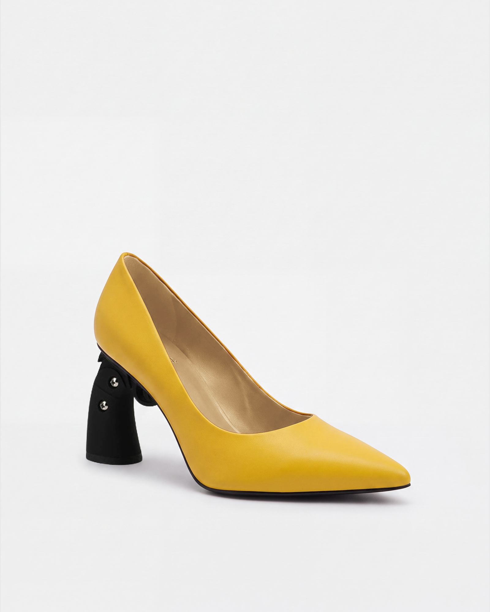 Roxie Printed Graffiti Pumps In Yellow