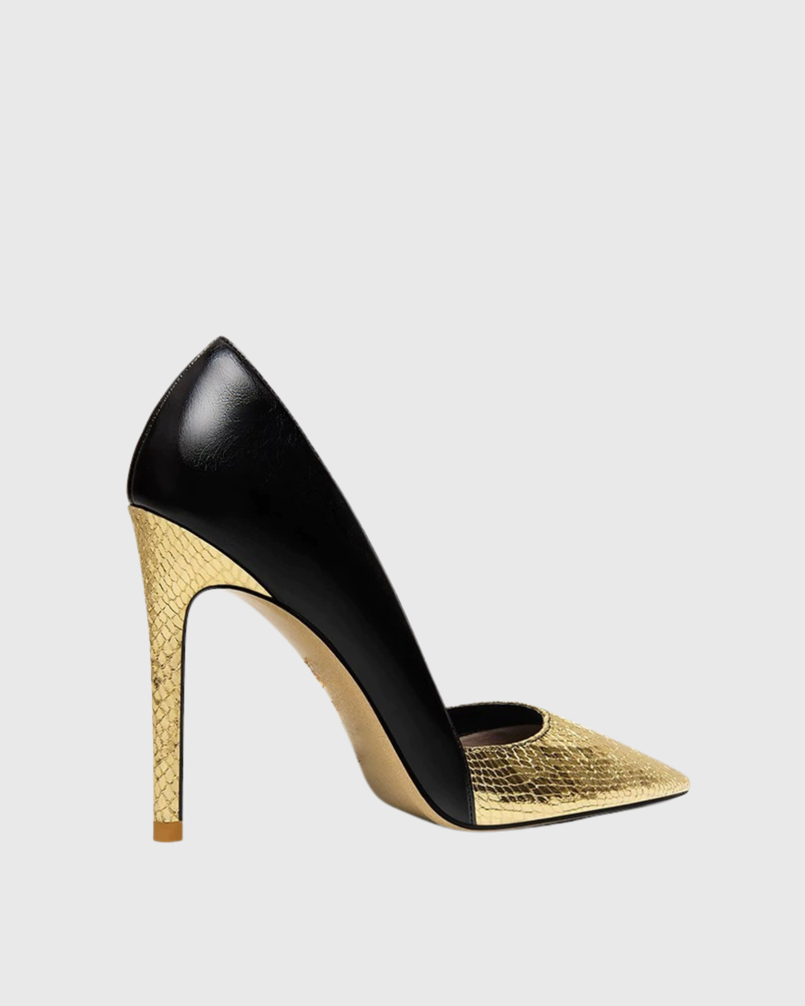 Itala Cobra Print Splicing Pumps