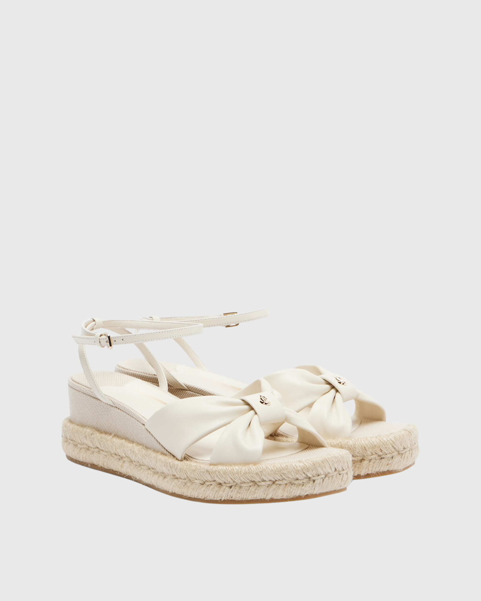 Iina Espadrille Platform Sandals In Natural
