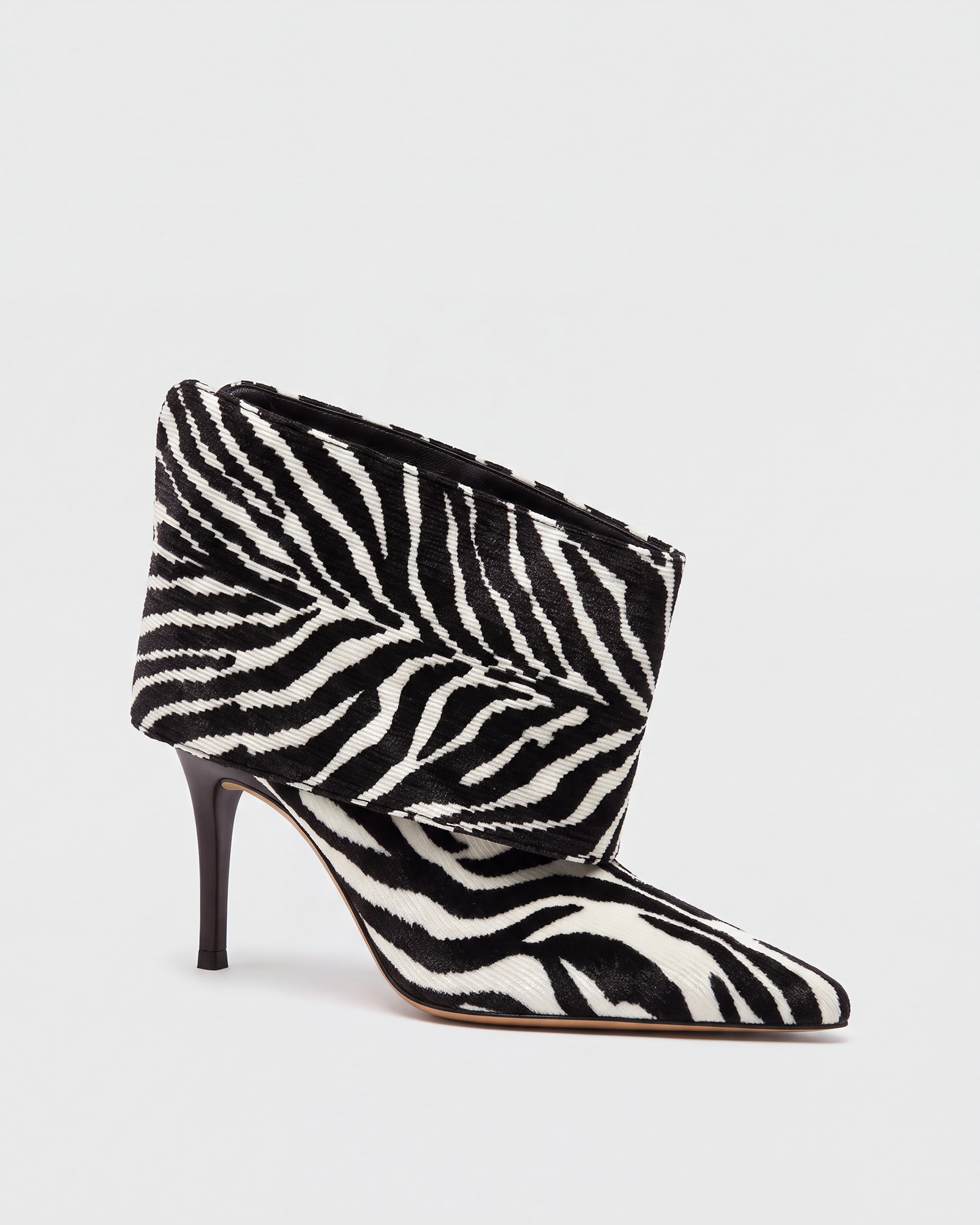 Neas Zebra Print Ankle Boots
