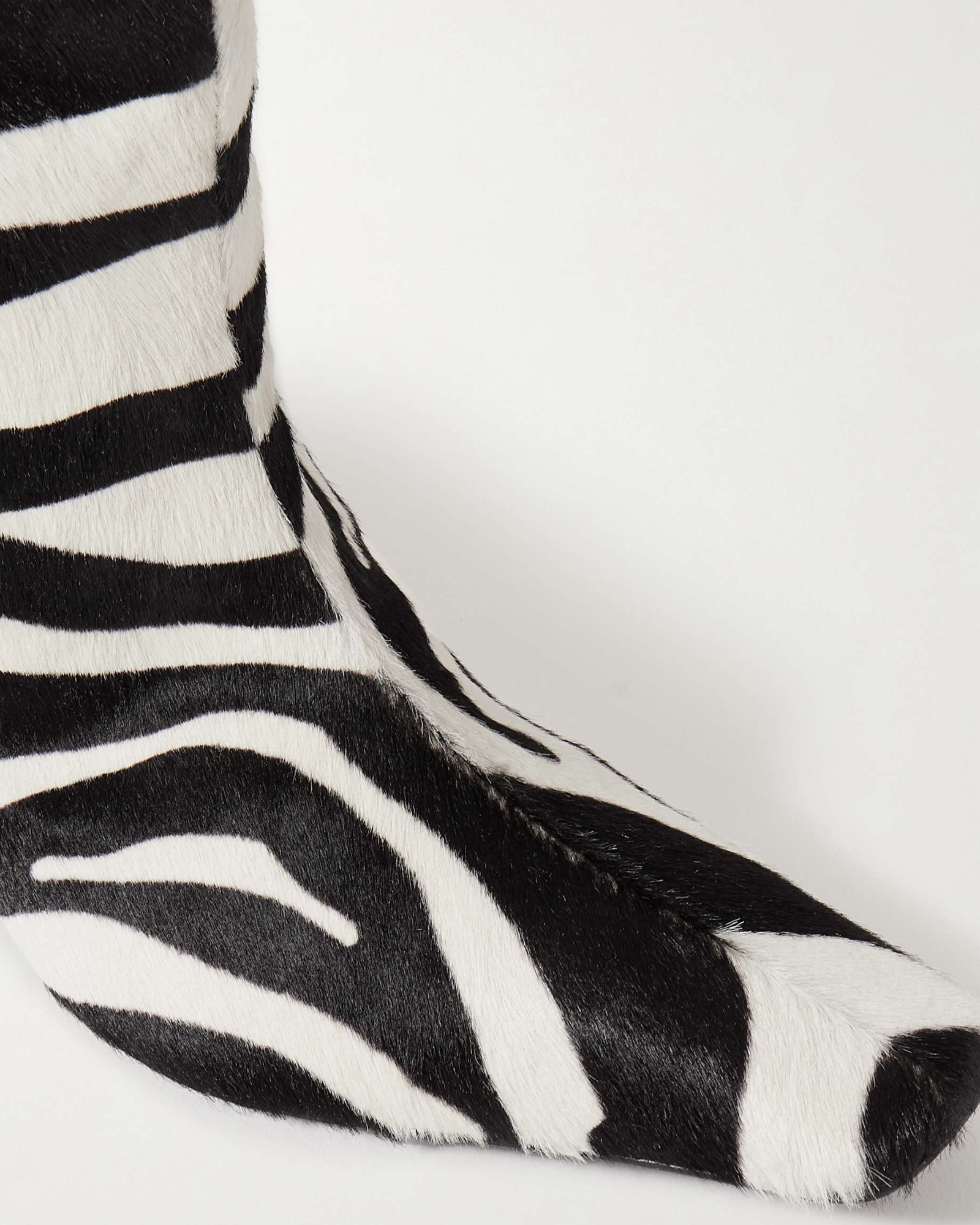 Lyyti Zebra Paint Ankle Boots