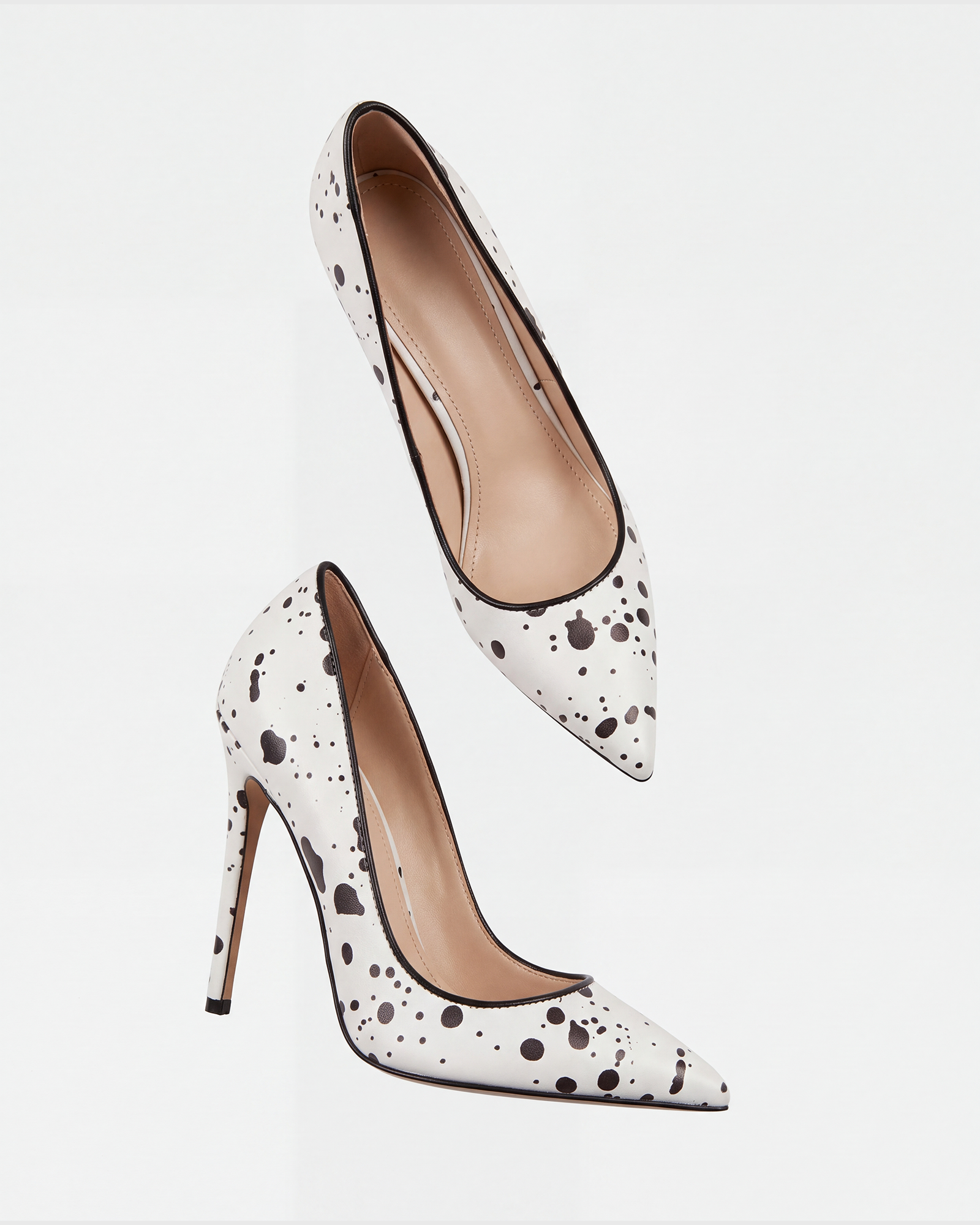 Adallinda Dalmatian Print Pointed Toe Pumps