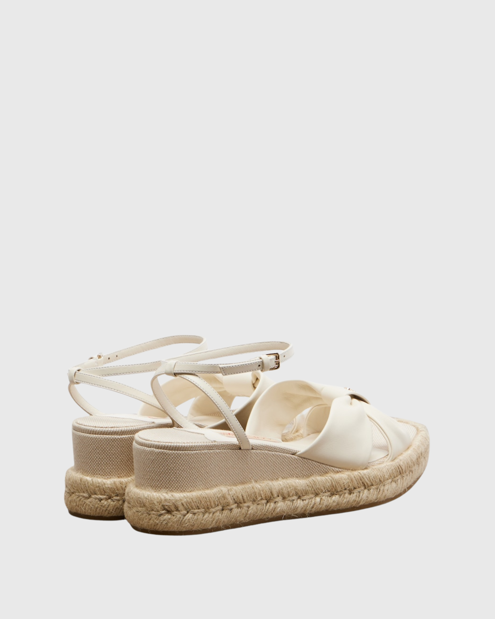 Iina Espadrille Platform Sandals In Natural