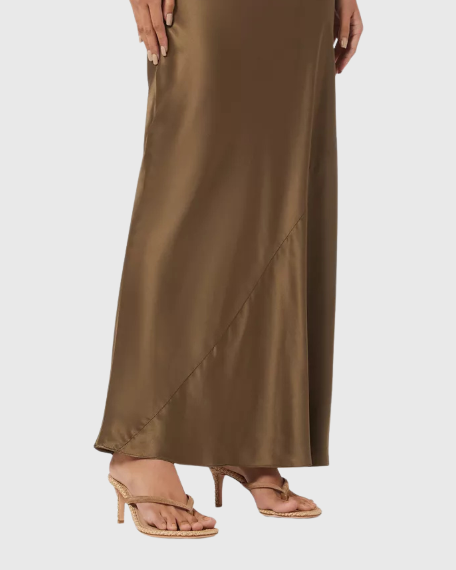 Jovka Woven Sandals In Nude