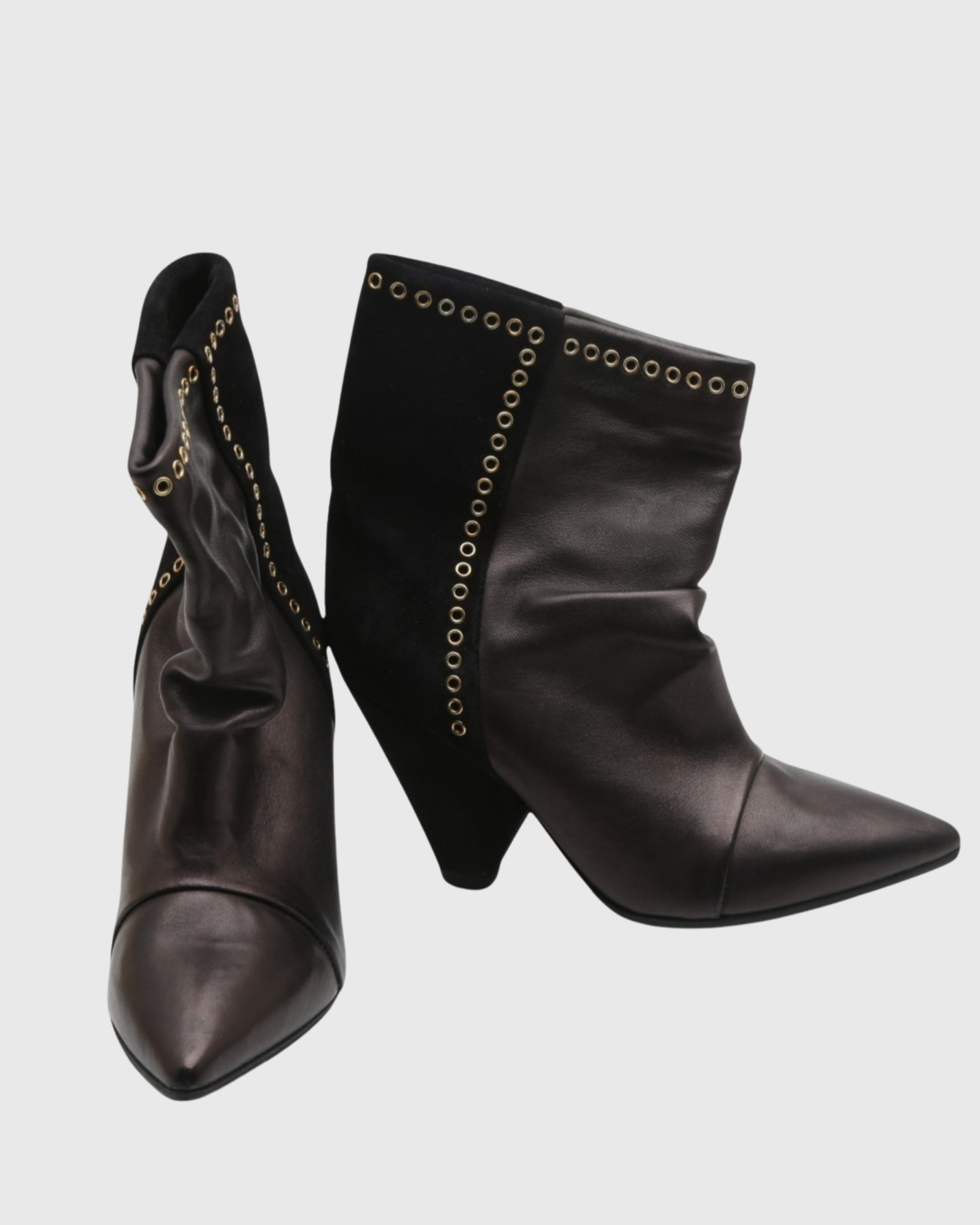 Mai Splicing Ankle Boots In Black