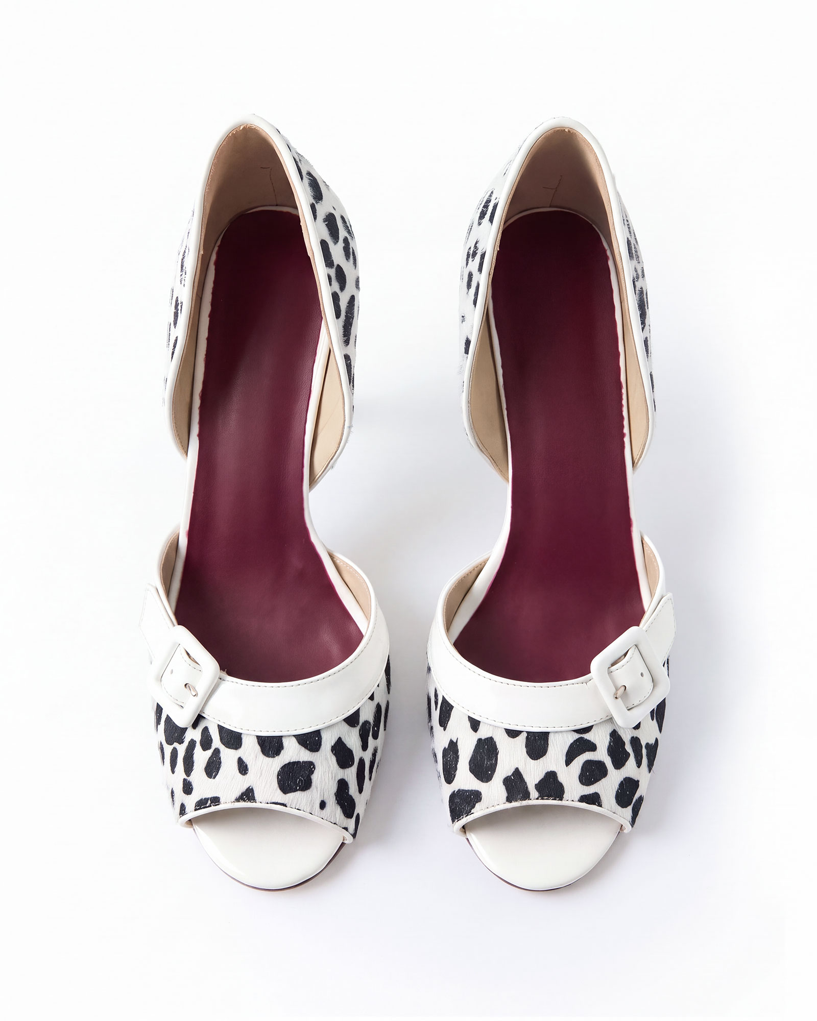 Naciye Peep Toe Pumps In Leopard