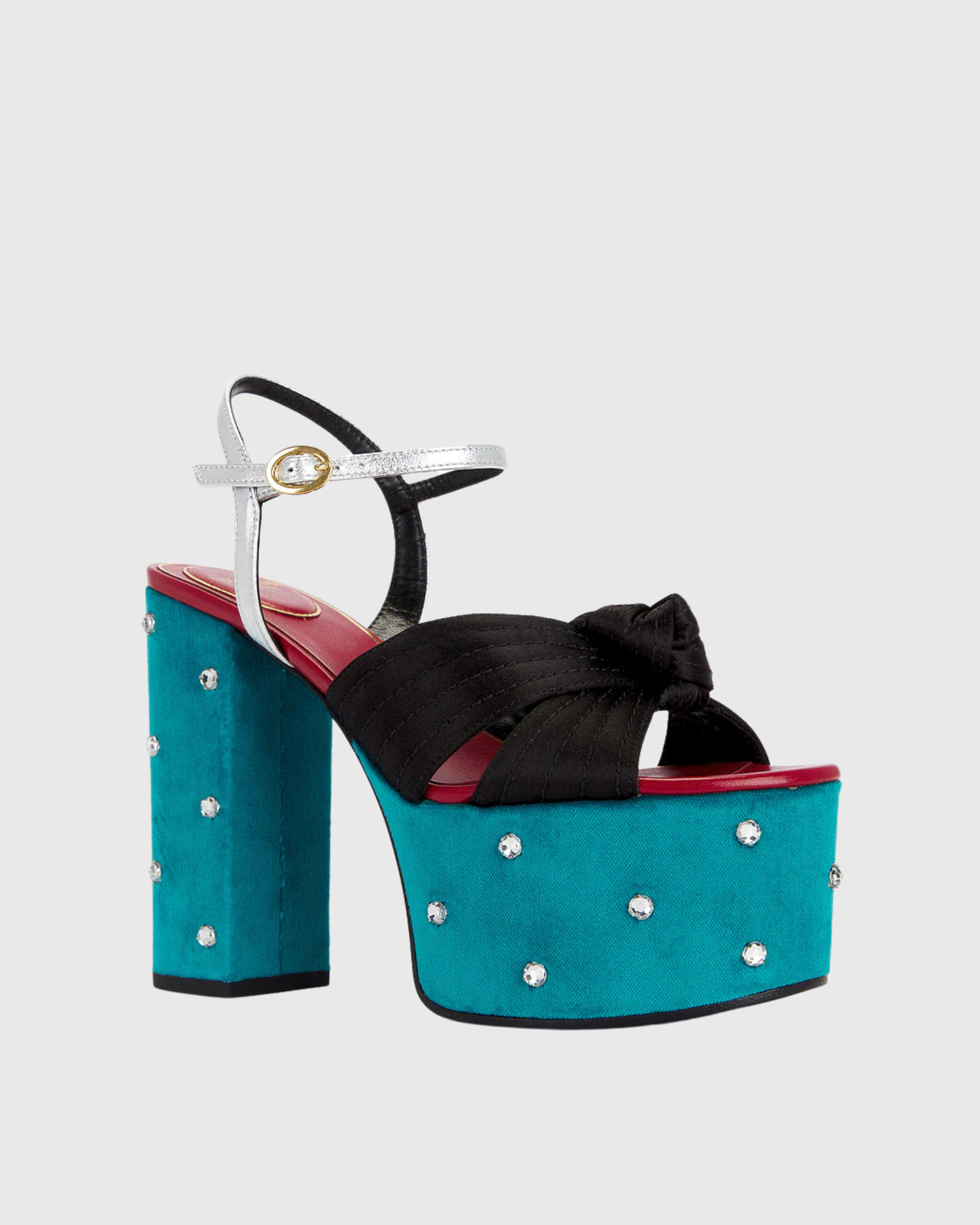 Isis Splicing Knot Platform Sandals