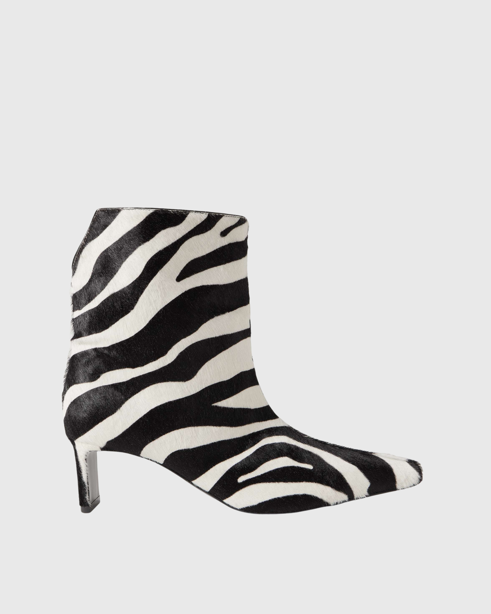 Lyyti Zebra Paint Ankle Boots
