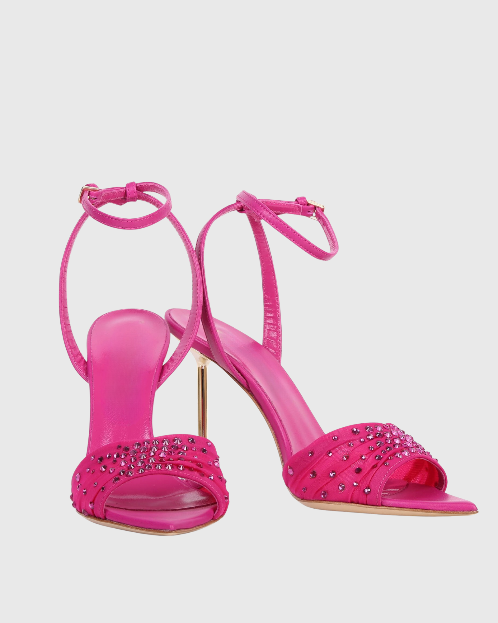 Nadiye Rivet Strap Sandals In Pink