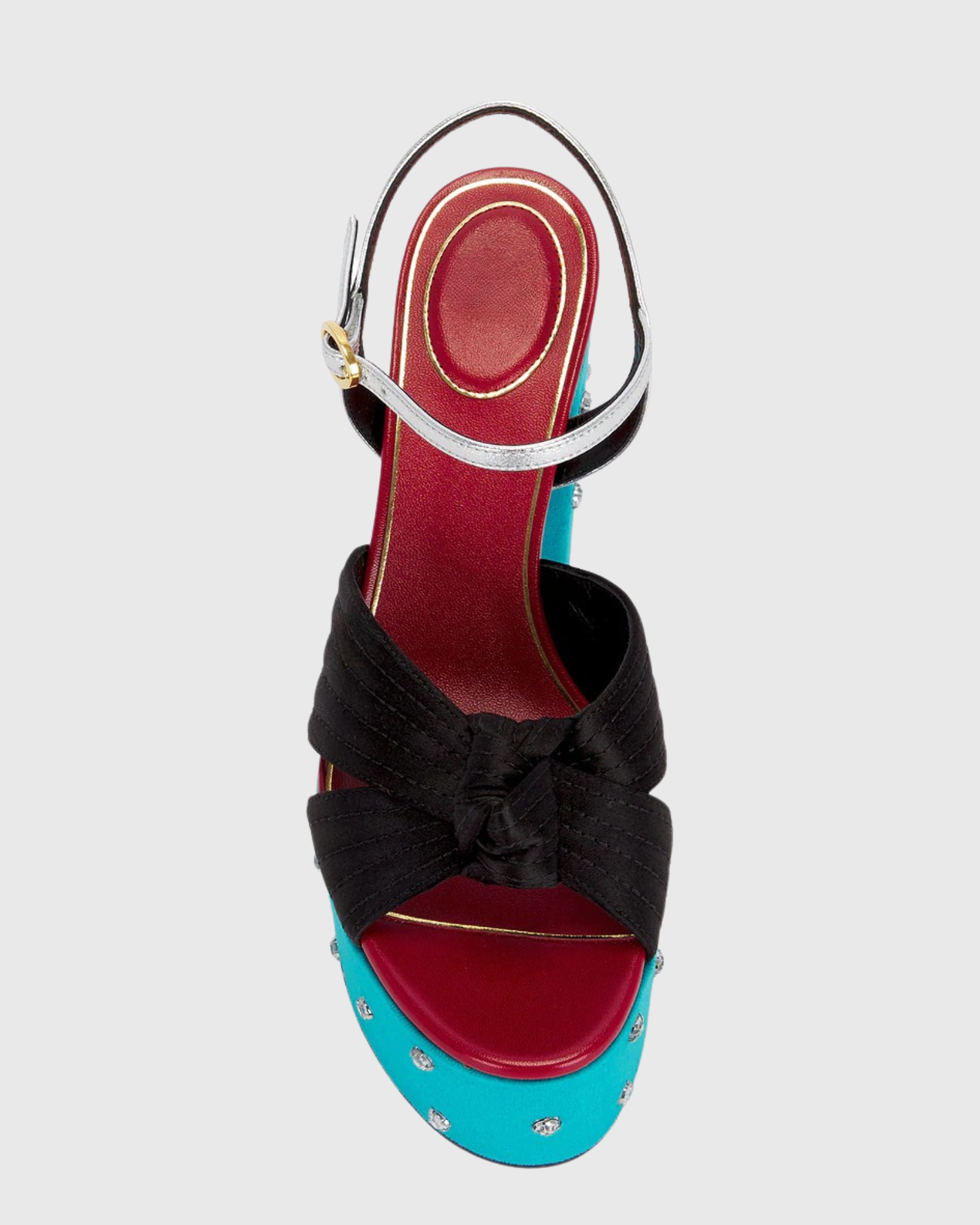 Isis Splicing Knot Platform Sandals