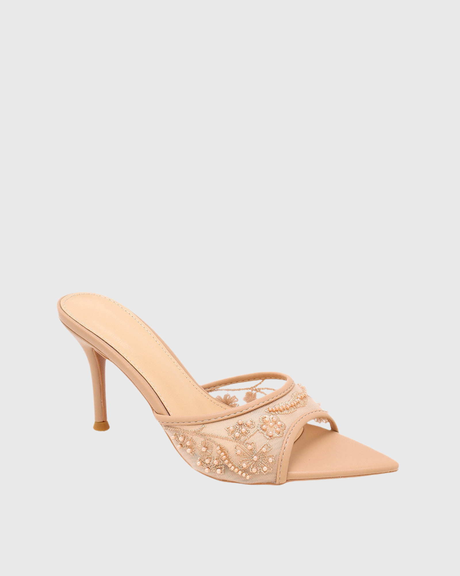 Jayde Bead Embroidery Mules