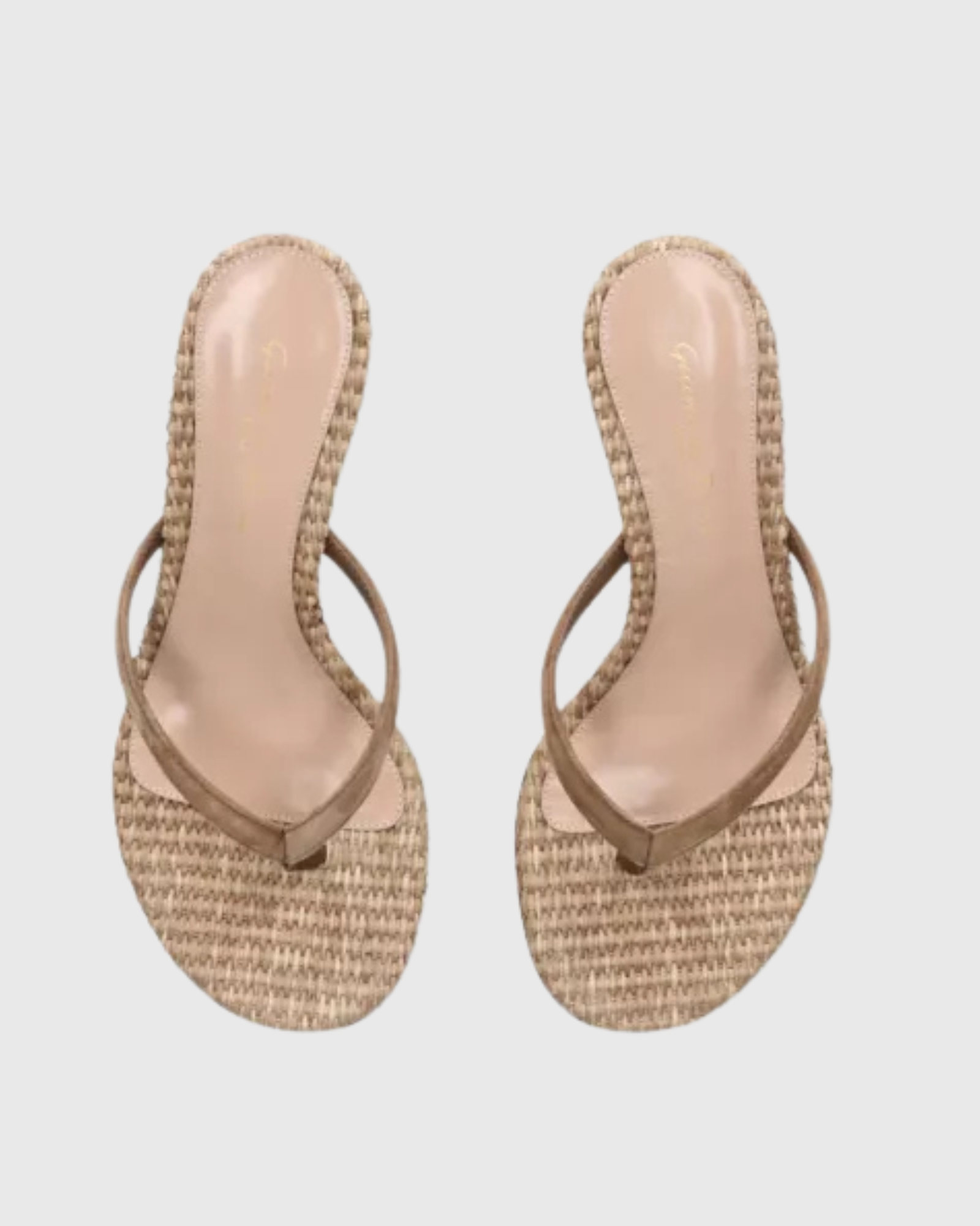 Jovka Woven Sandals In Nude
