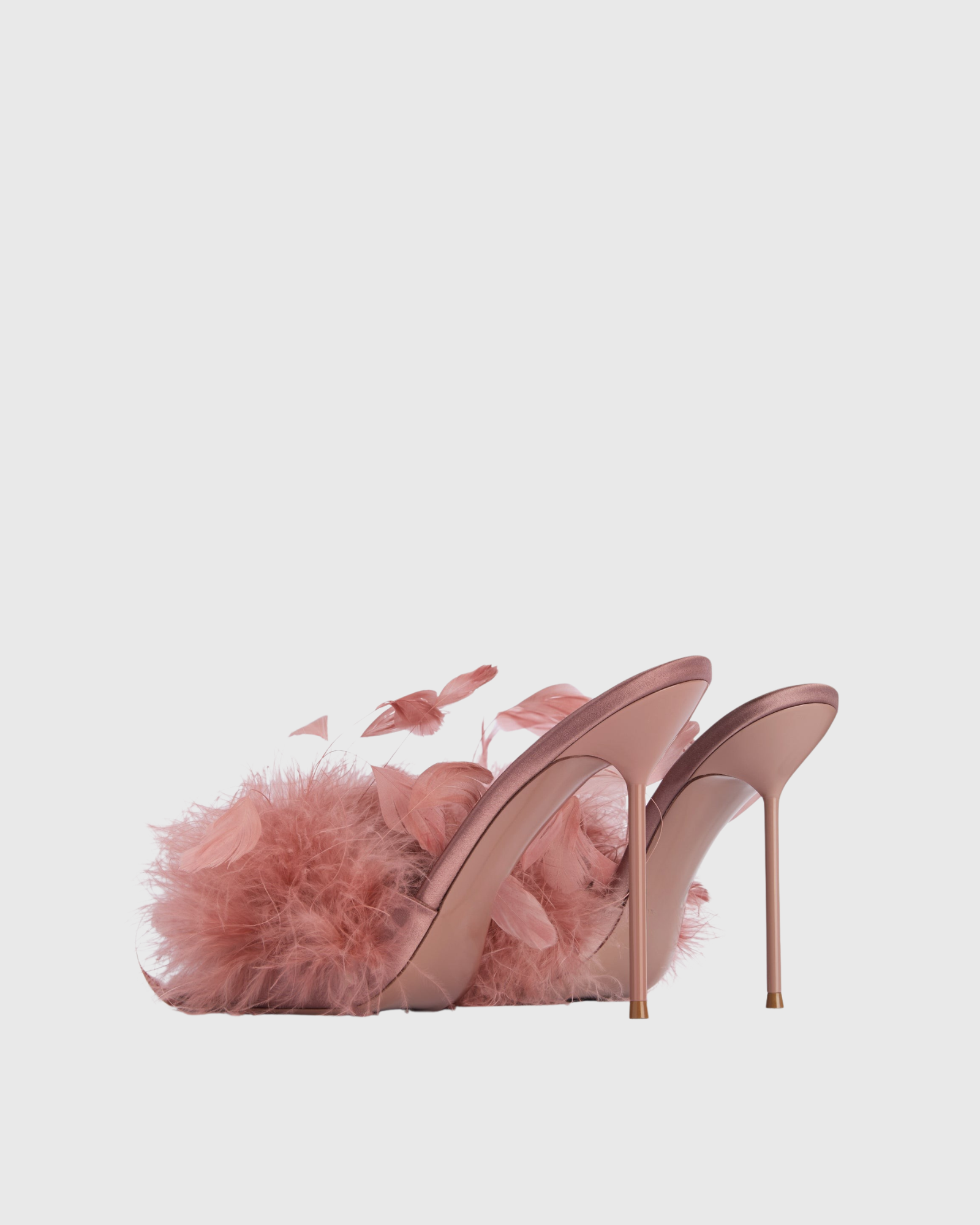 Mair Feather Mlues In Pink