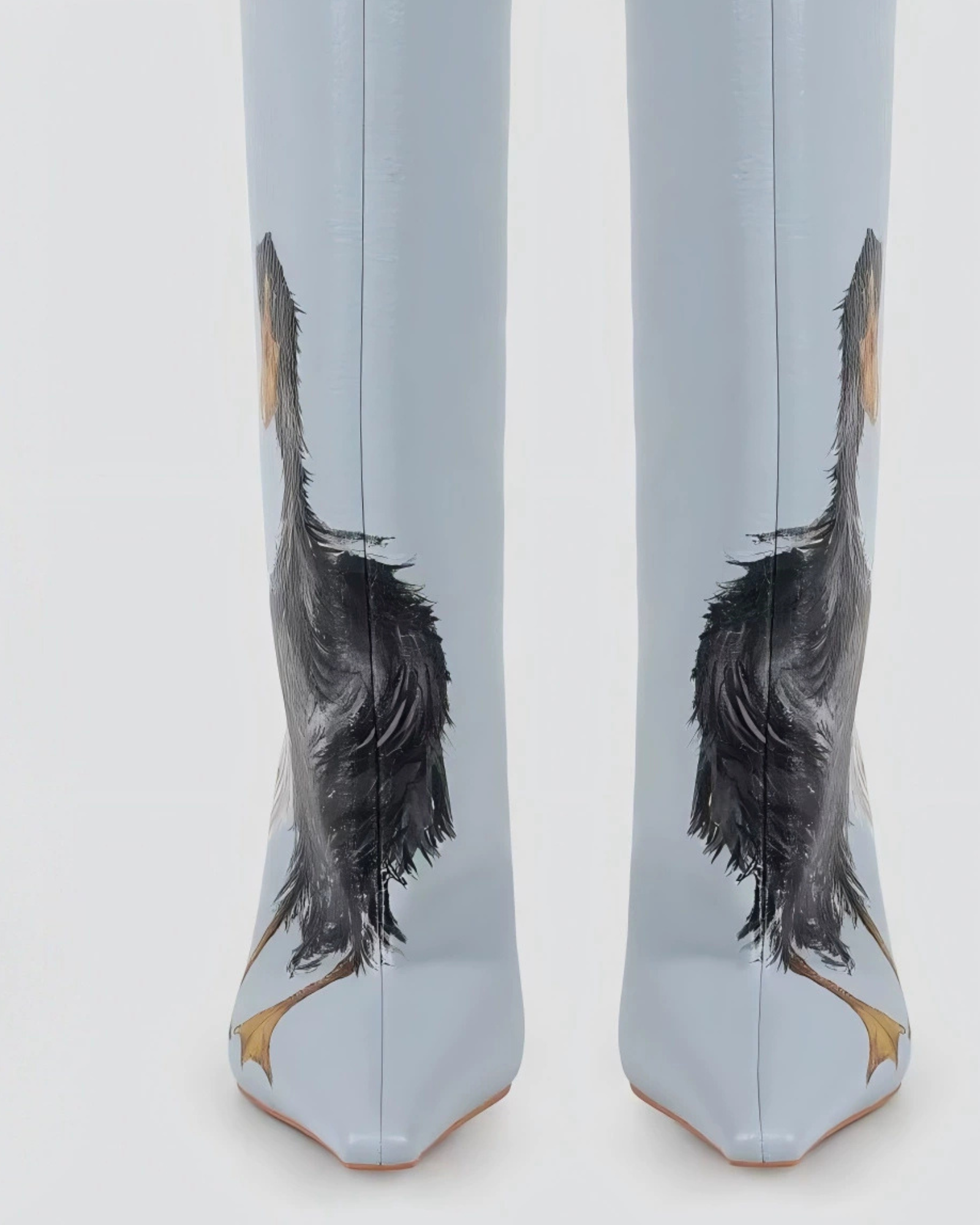 Nahia Goose & Duck Print Boots