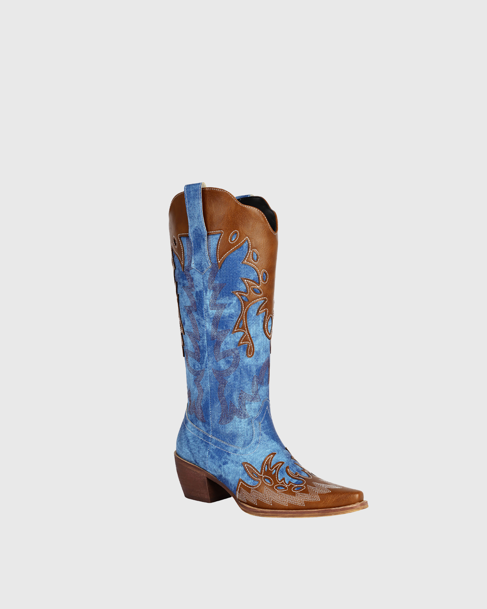 Gabriella Denim Cowboy Boots