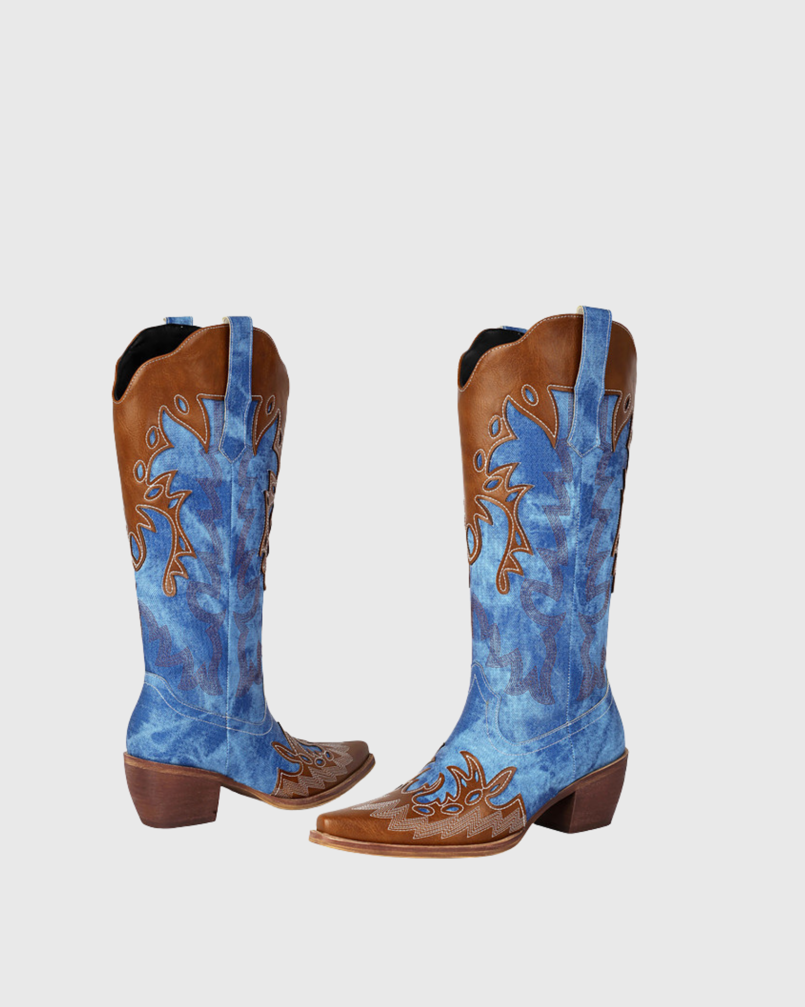 Gabriella Denim Cowboy Boots