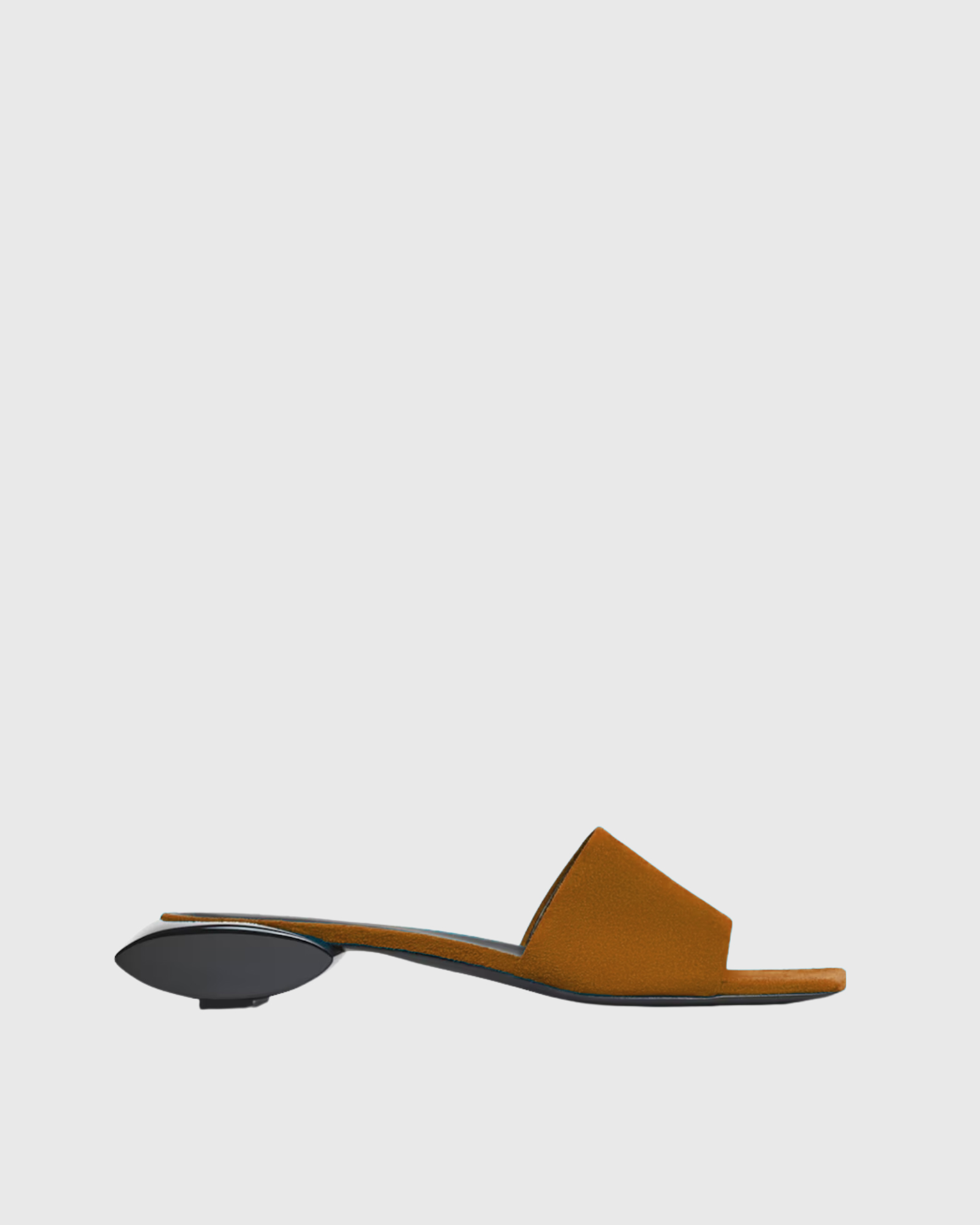 Adalindis Square Toe Block Heel Sandals In Brown