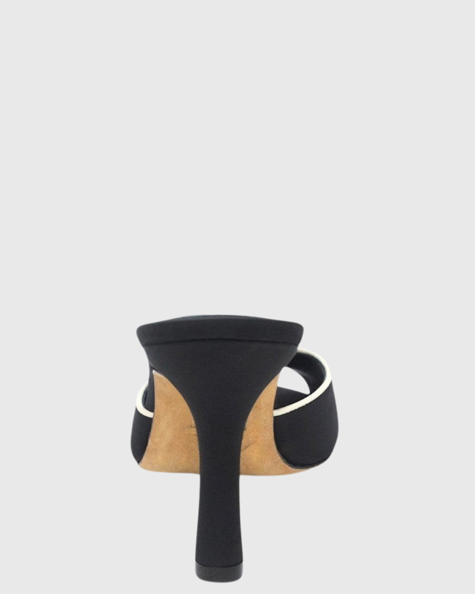 Kairi Contrast Trim Peep Toe Mules