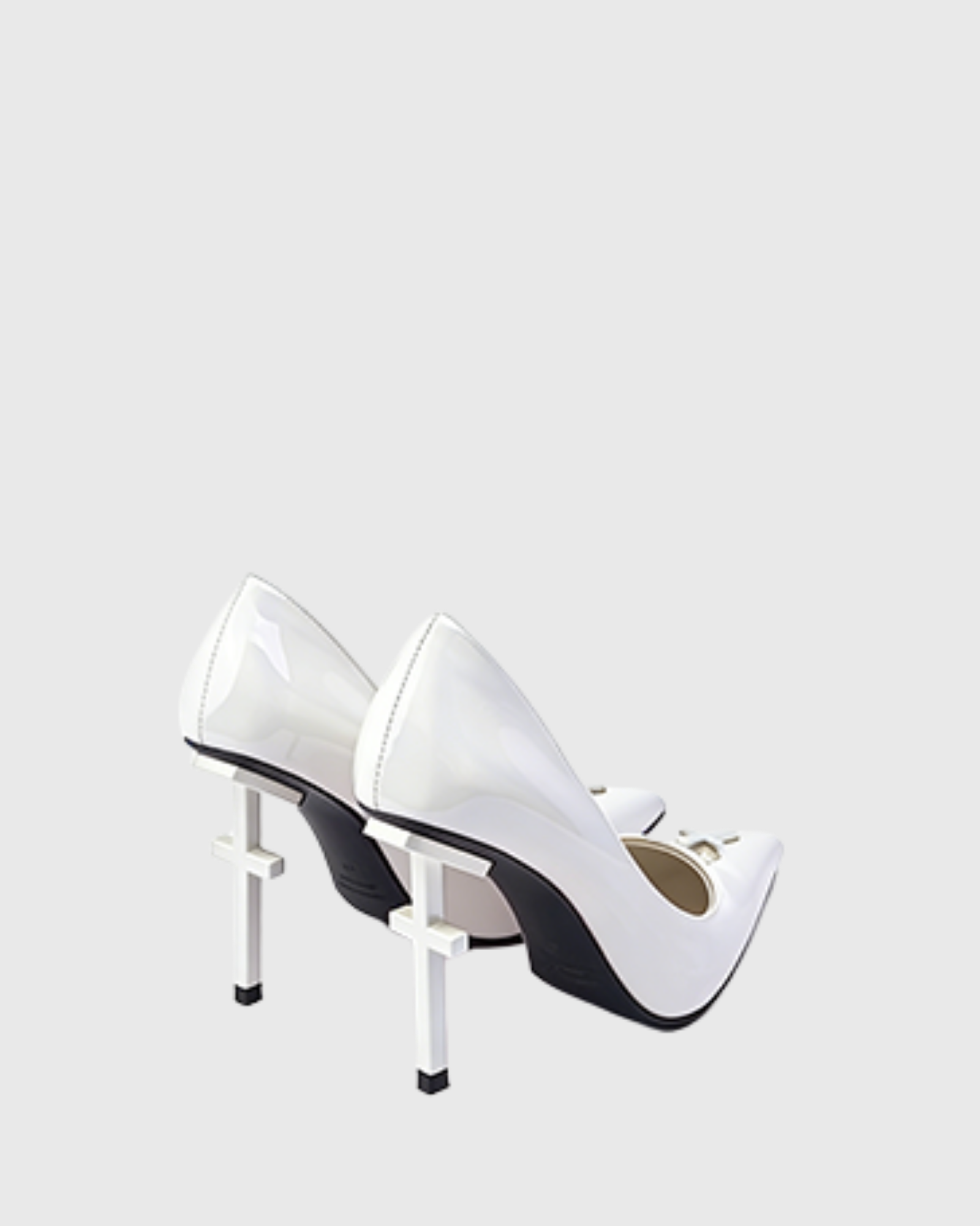 Eadgar Cross Pumps In White