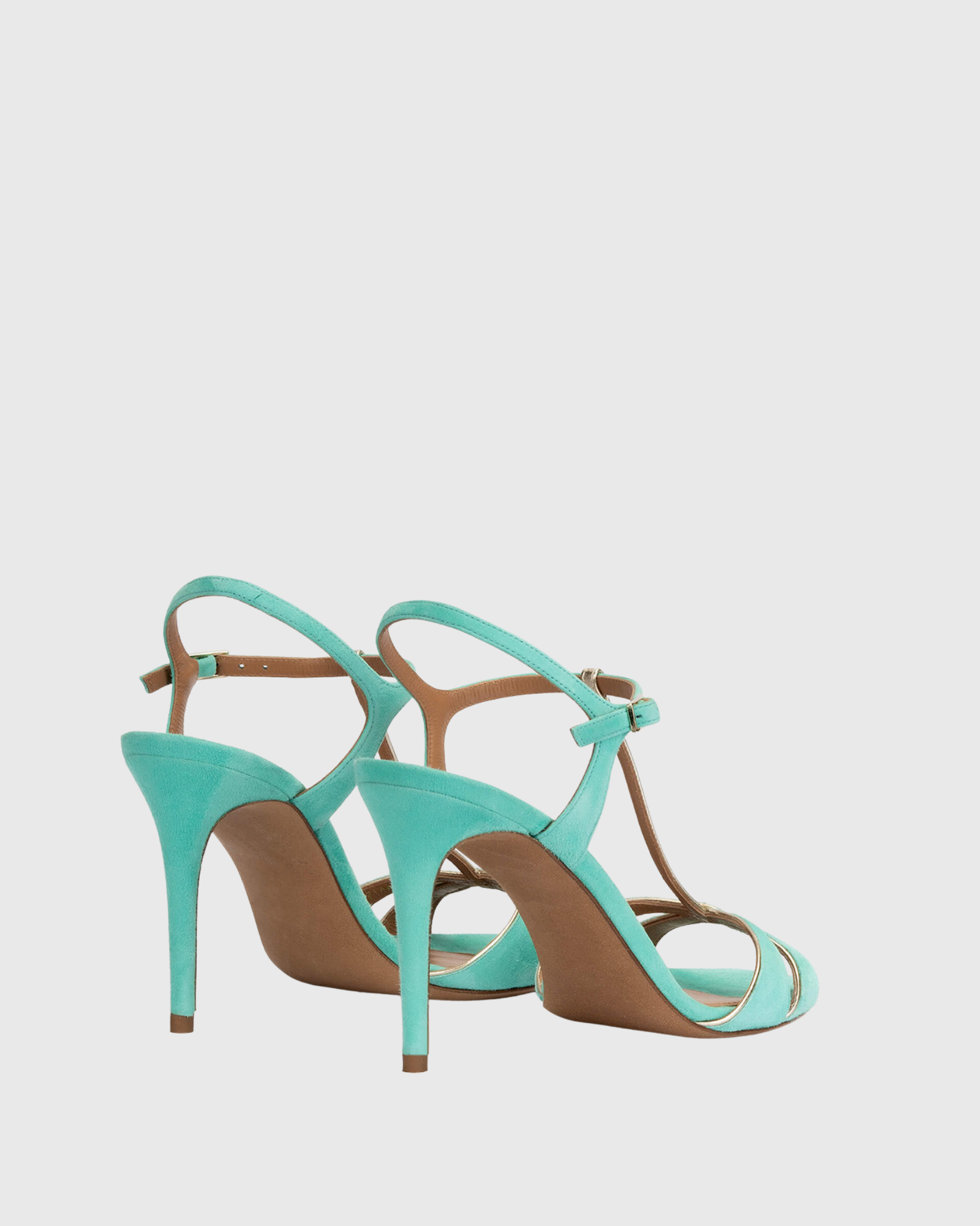 Fergie Suede Starp Pumps In Turquesa