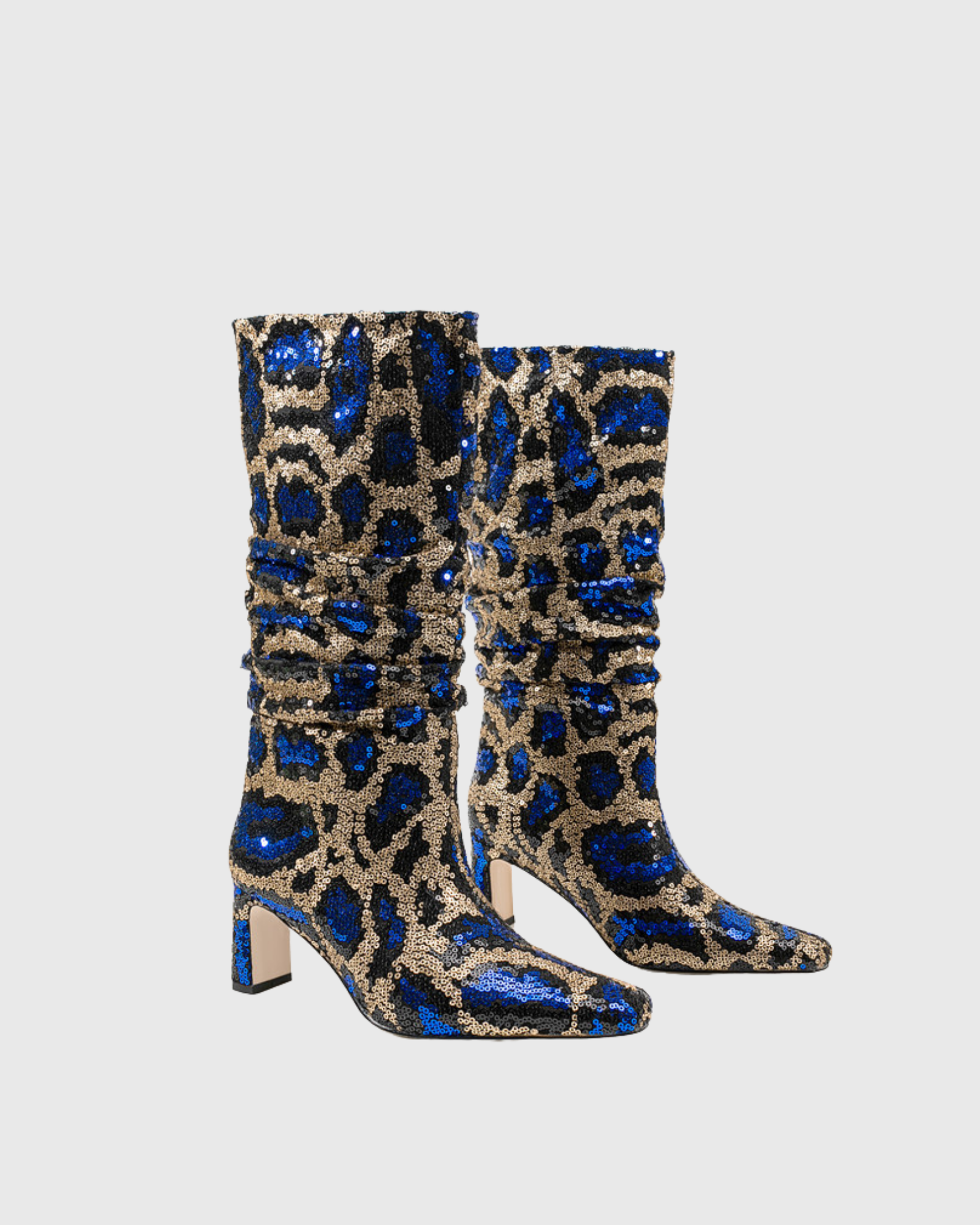 Gabriele Sequin Boots In Snake