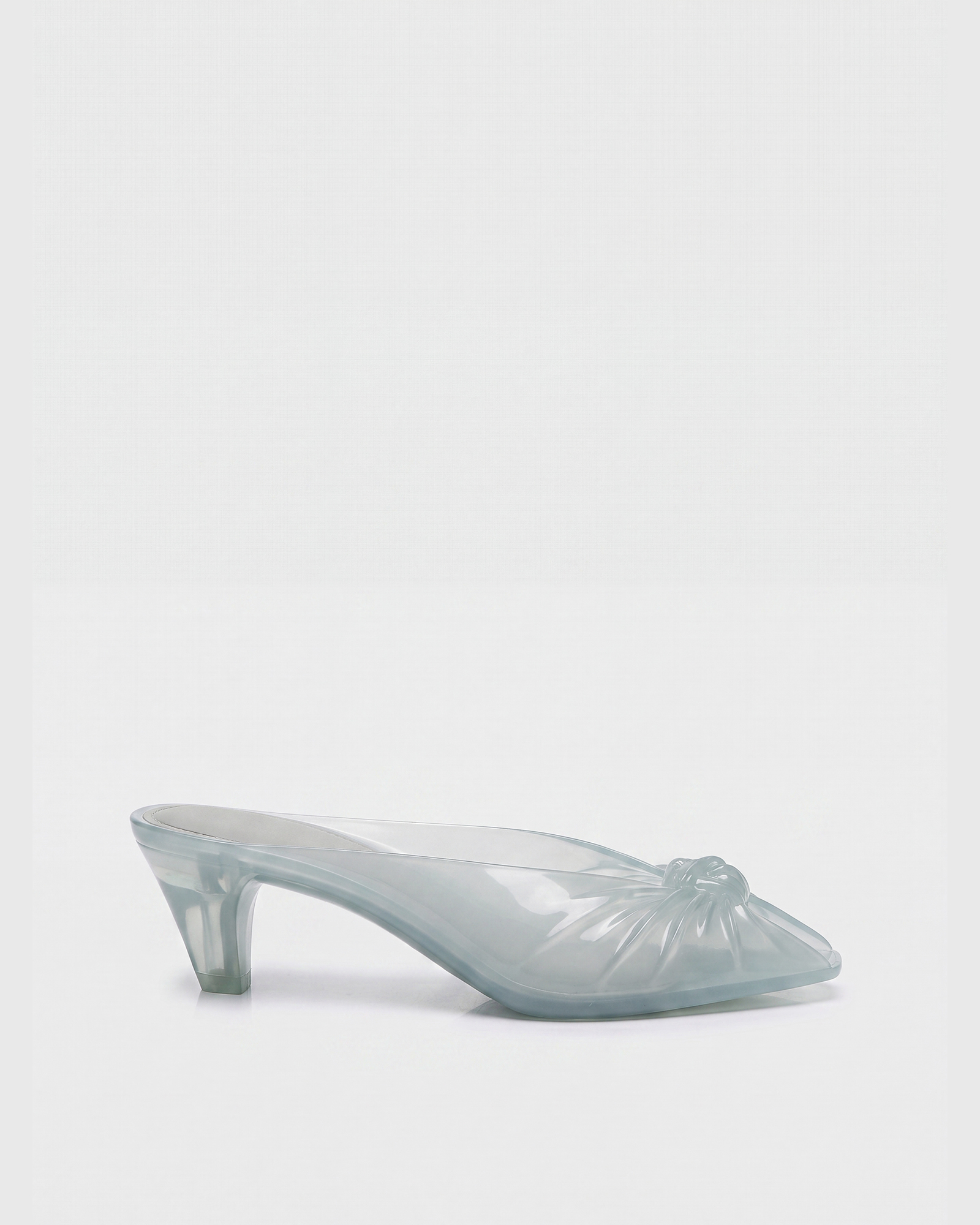 Laney Knot jelly Mules In Blue