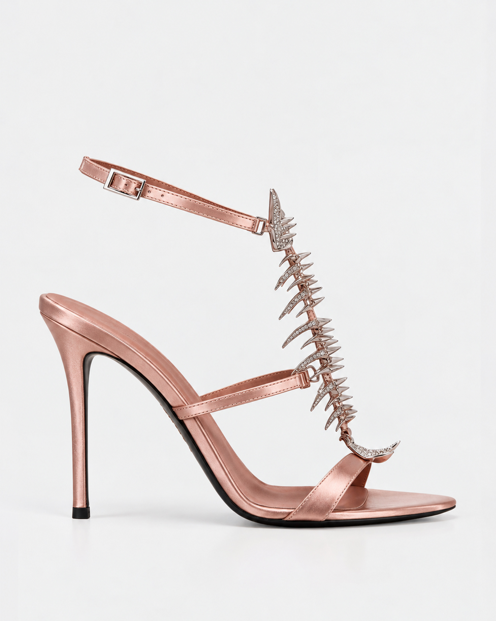 Pia Fish Bone Strap Sandals In Pink