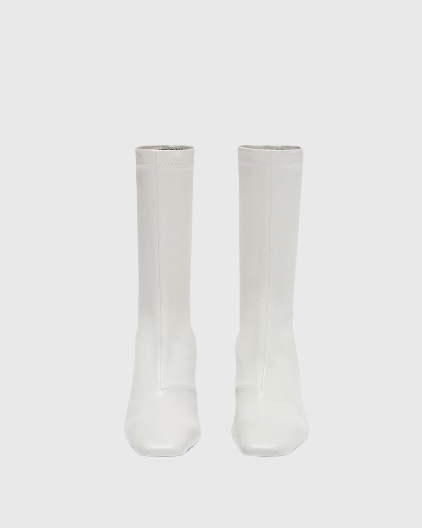 Finella Leather Ankle Boots In White