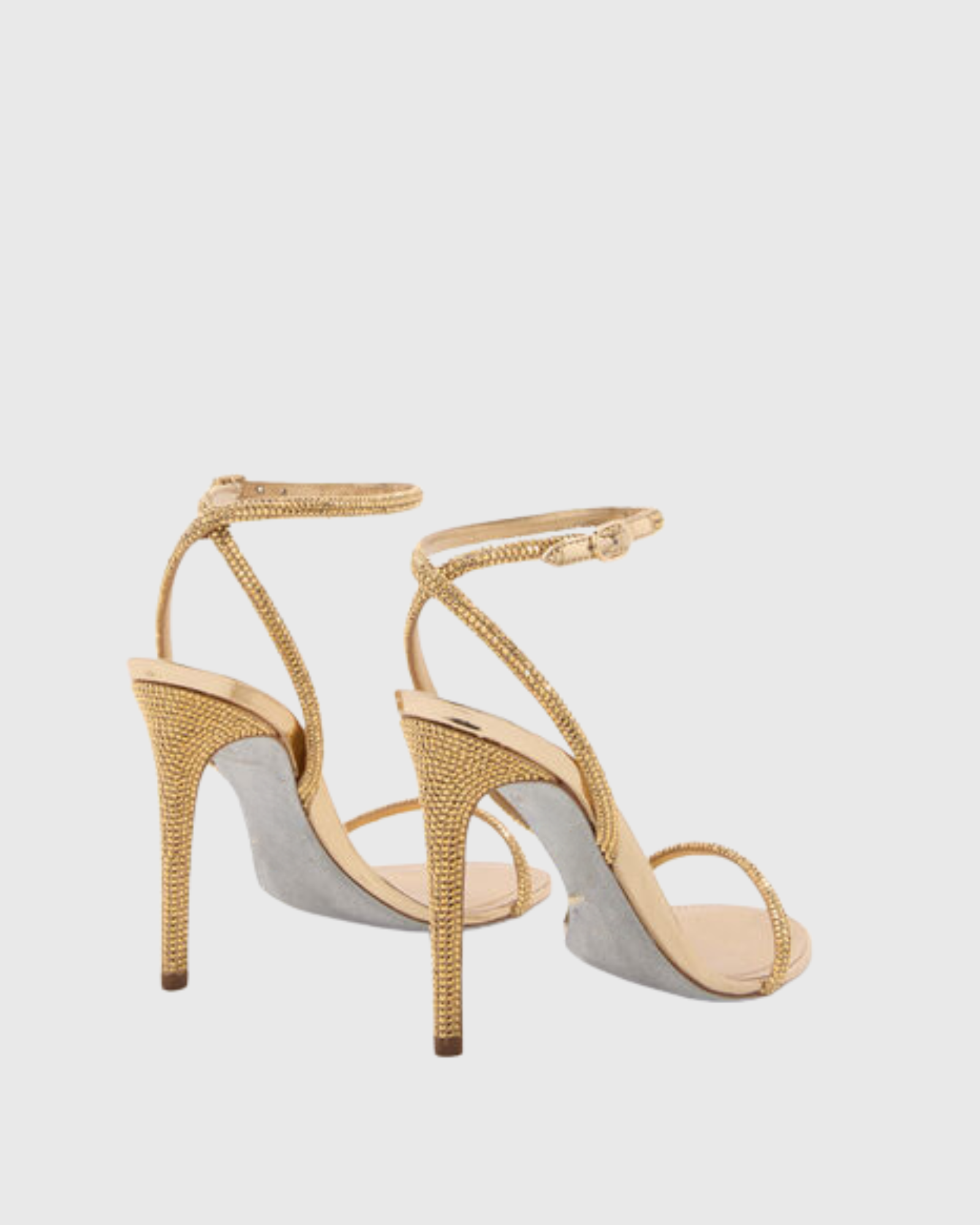 Aileen Rhinestore Slinkback Sandals In Gold