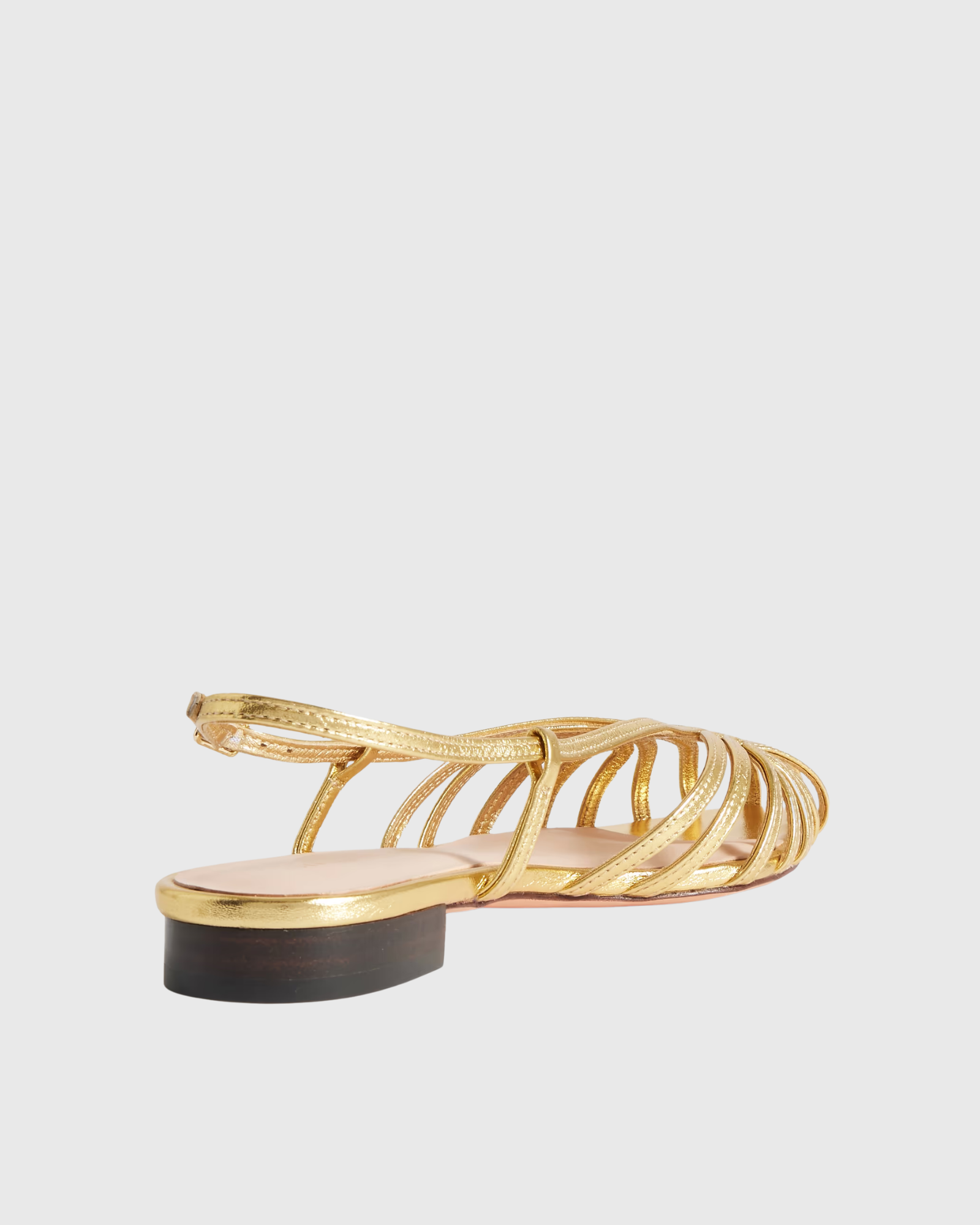 Zorelle Strap Slingback Flats In Gold