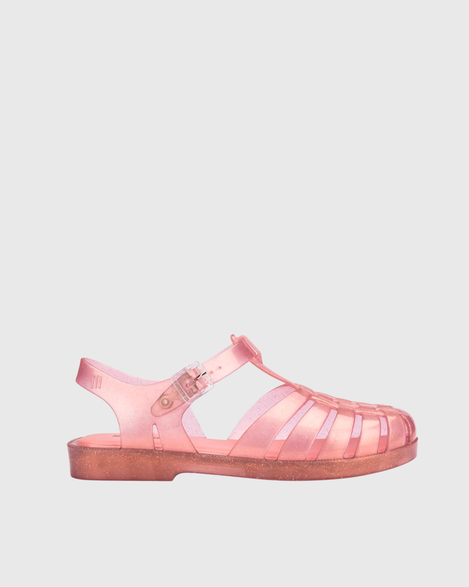 Eloria Jelly PVC Cut Out Sandals In Pink