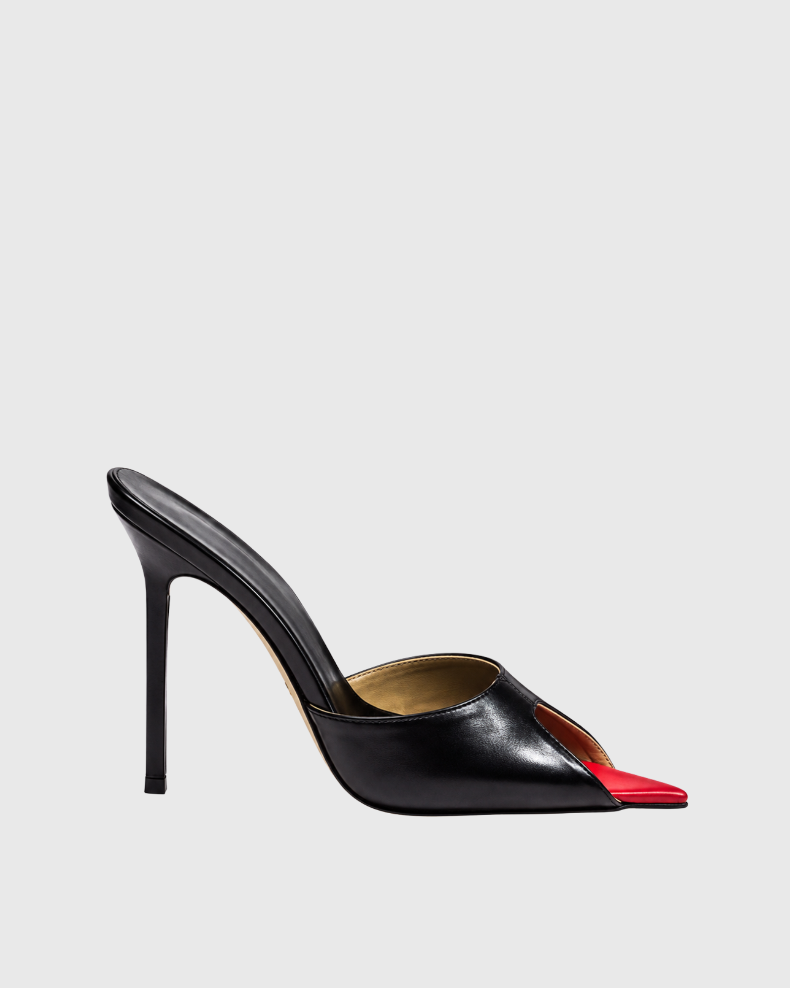Laima Pointed Toe Mules In Black