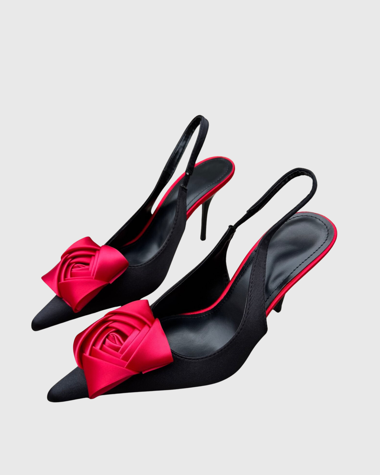 Made Rose Slingback Pumps In Black