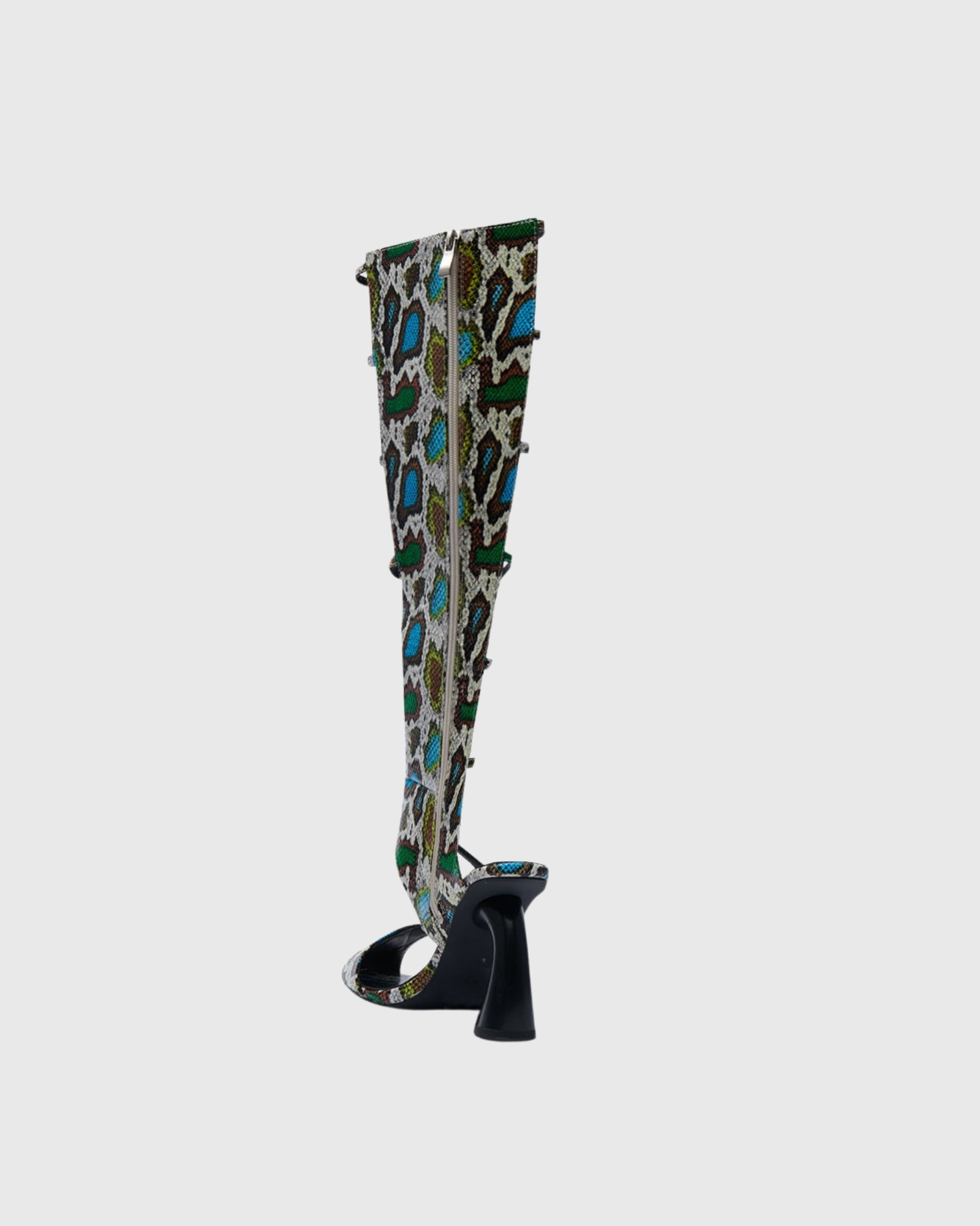 Moira Snake Print Strappy Sandals 