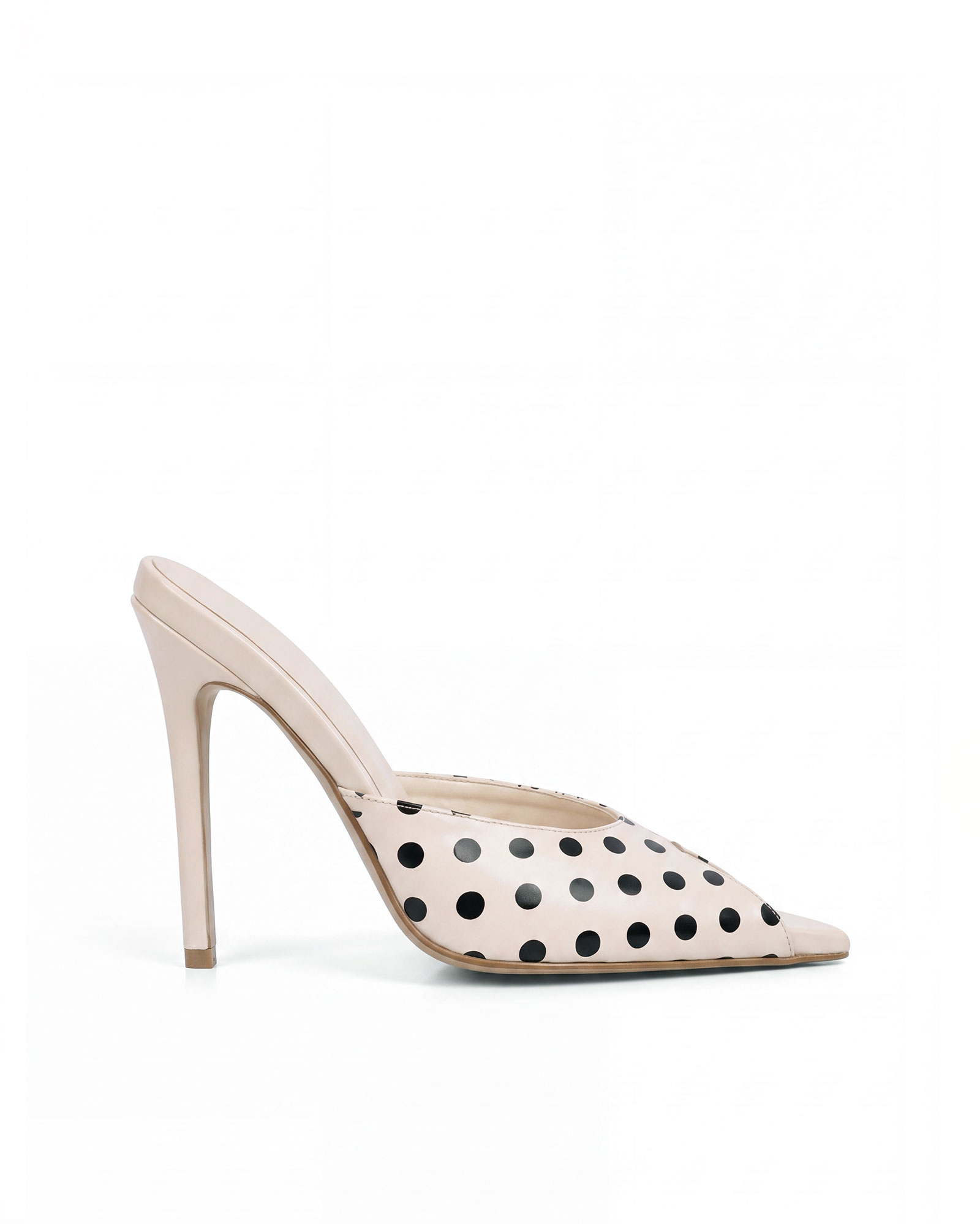 Kaavia Dot Mules In White